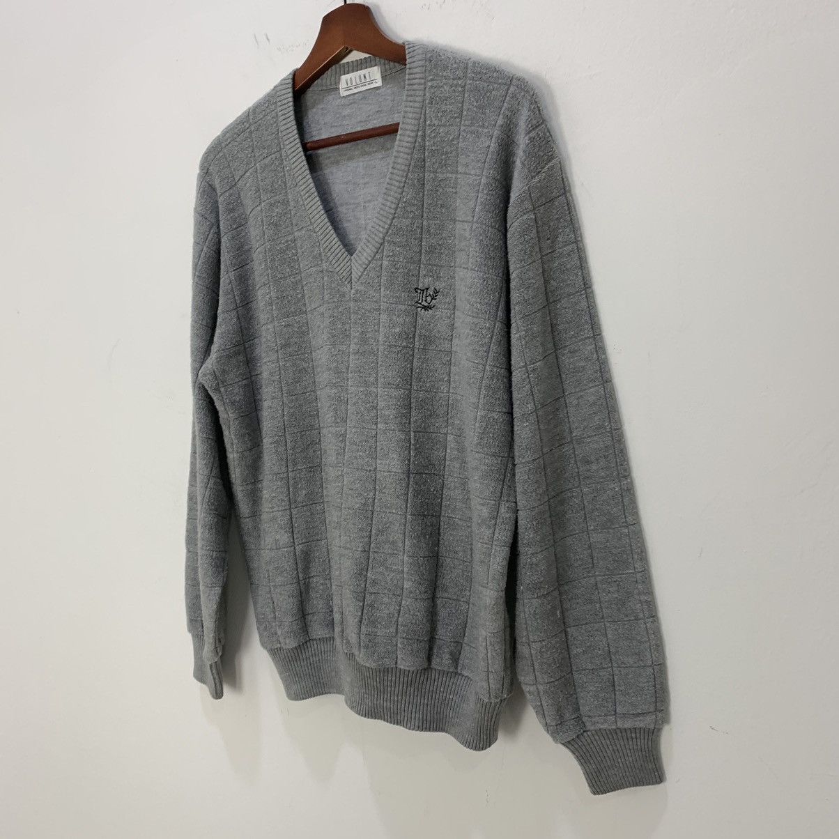 Other VOLUNT Vintag Plaid Fleece Knitwear Jumper Pullover Sweater Size US L / EU 52-54 / 3 - 6 Thumbnail