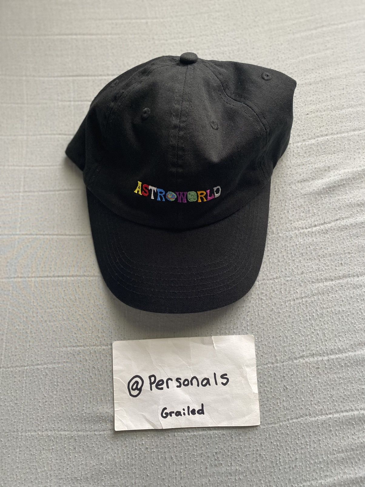 Travis Scott Travis Scott Astroworld Hat Black Size ONE SIZE - 1 Thumbnail