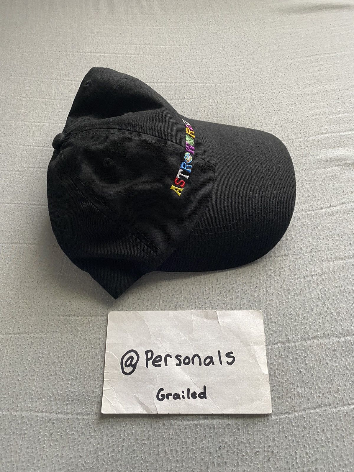 Travis Scott Travis Scott Astroworld Hat Black Size ONE SIZE - 3 Thumbnail