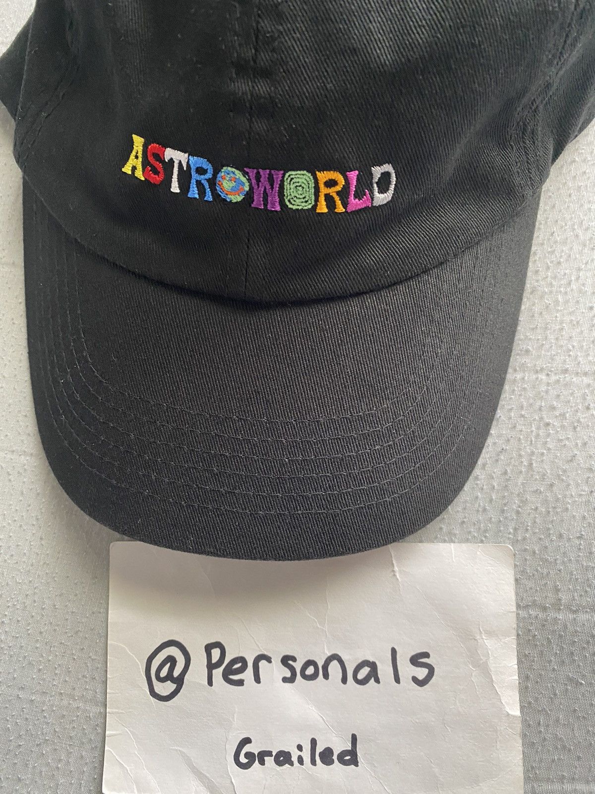 Travis Scott Travis Scott Astroworld Hat Black Size ONE SIZE - 2 Thumbnail