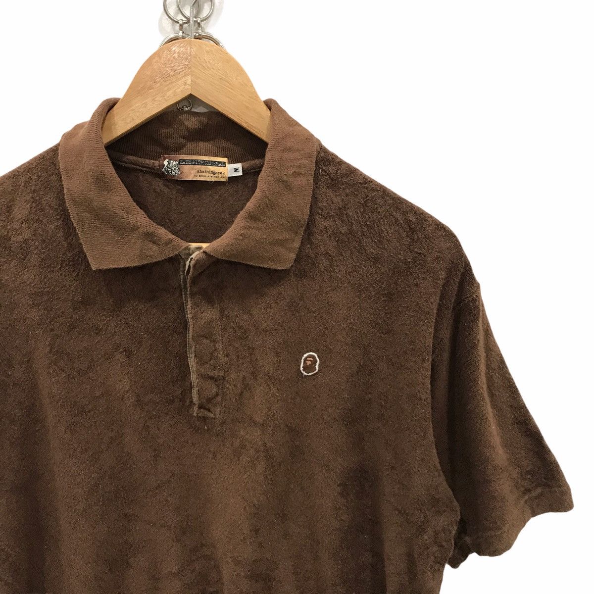 Bape One Point Terry Polo Size US M / EU 48-50 / 2 - 2 Thumbnail