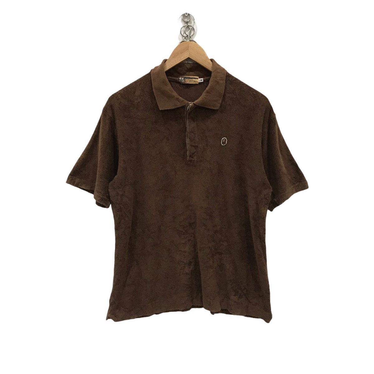 Bape One Point Terry Polo Size US M / EU 48-50 / 2 - 1 Thumbnail