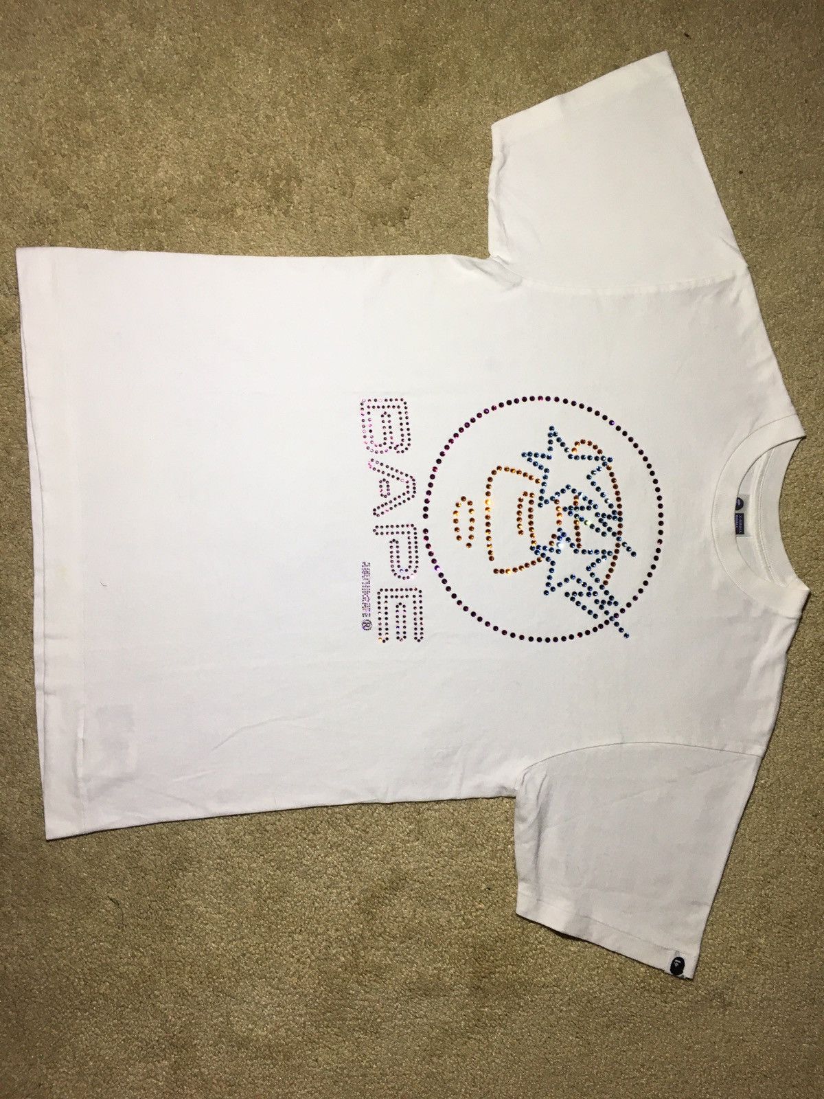 Bape 2006 Bape Rhinestone Ape Face Circle Sta Swarovski Milo Size US M / EU 48-50 / 2 - 3 Thumbnail