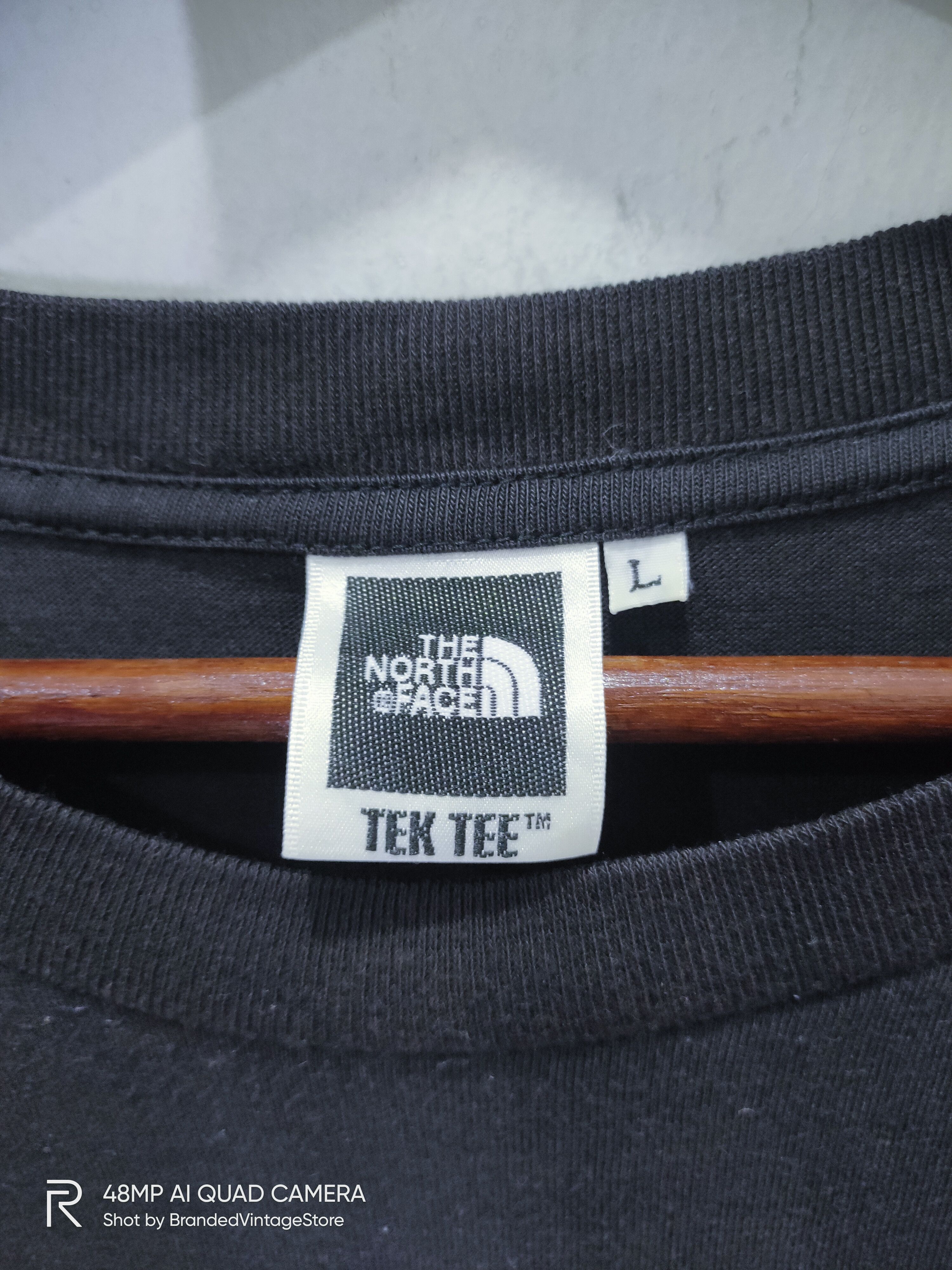 Japanese Brand × The North Face THE NORTH FACE Hypebeast Camo BigLogo Graphic Black TShirt Size US L / EU 52-54 / 3 - 6 Thumbnail