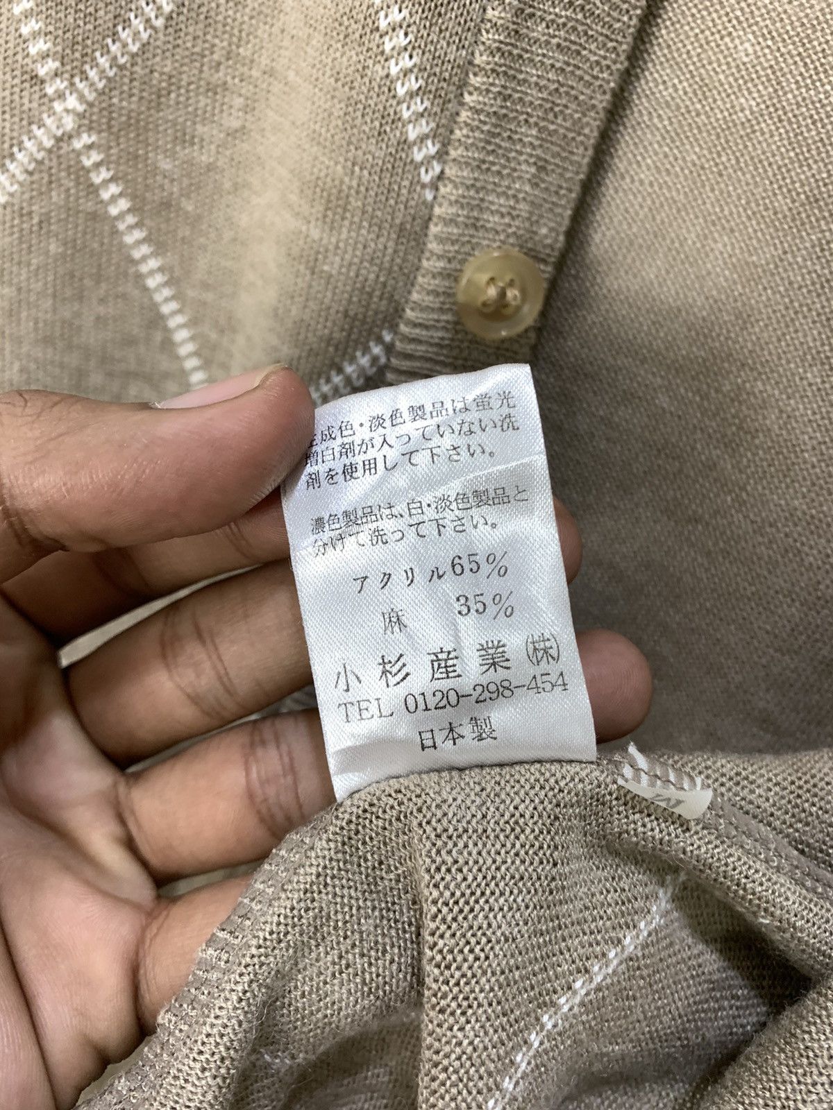 Aran Sweater Market × Golden Bear GOLDEN BEAR Allover Argyle Knitwear Patterned Vest Cardigan Size US M / EU 48-50 / 2 - 16 Thumbnail