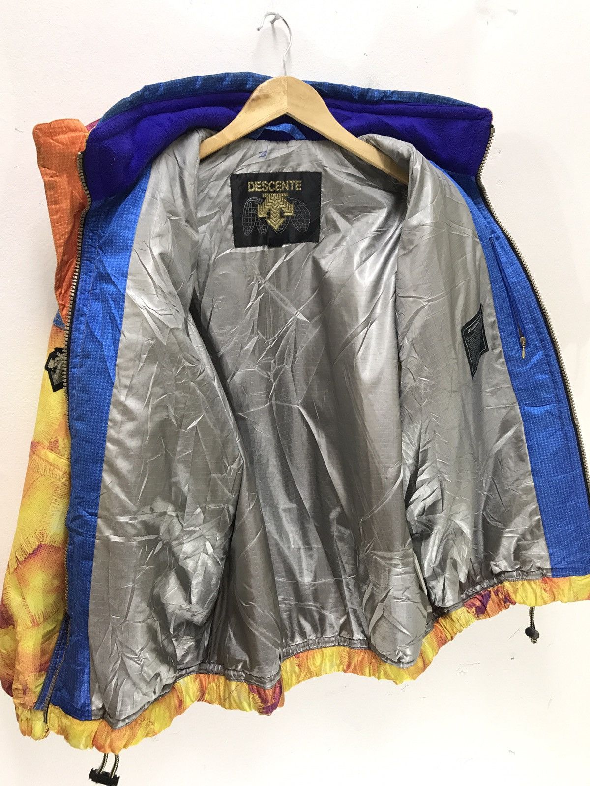 Descente Vtg 90s Descente Ski Jacket Multi Colour Abstract Size US L / EU 52-54 / 3 - 12 Thumbnail