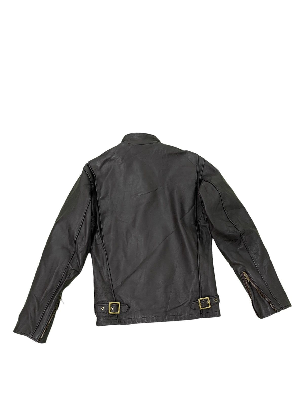 Schott Schott USA Cafe Racer Leather Jacket Made in USA 1🟦 Size US S / EU 44-46 / 1 - 12 Thumbnail