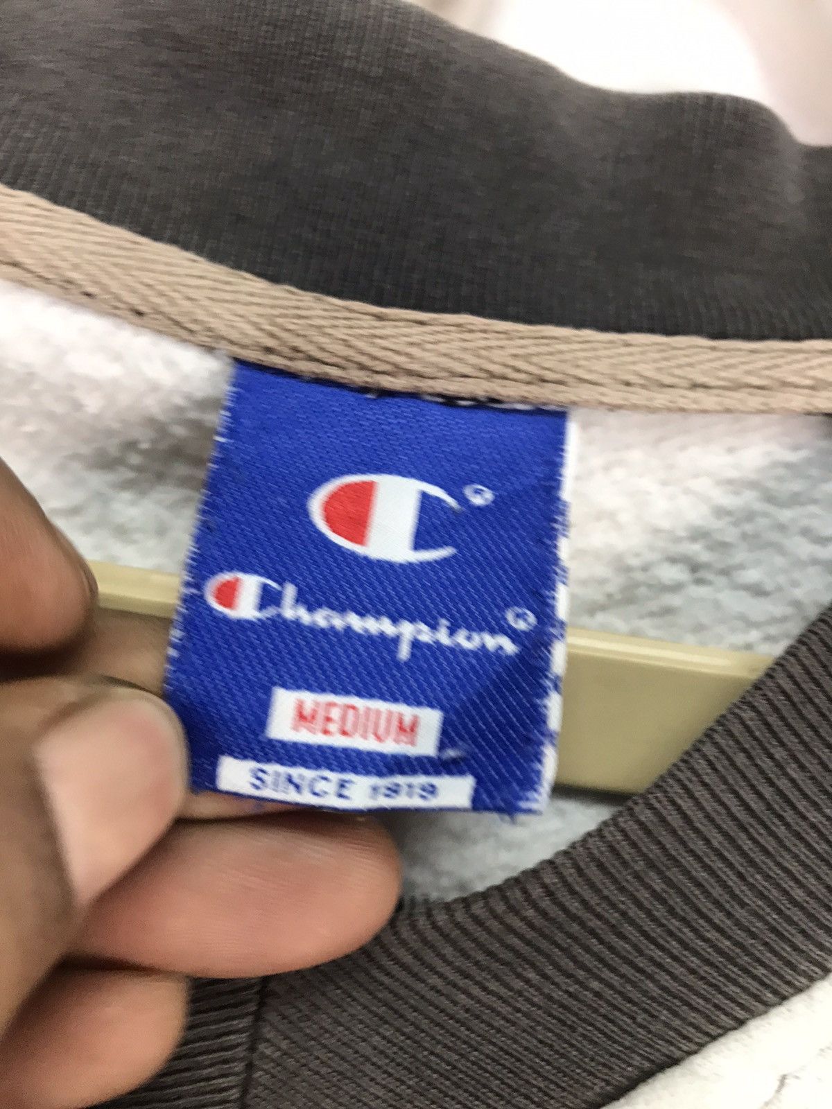Champion × Vintage Champion usa athletic patchwork beggie sweatshirt Size US XL / EU 56 / 4 - 3 Thumbnail