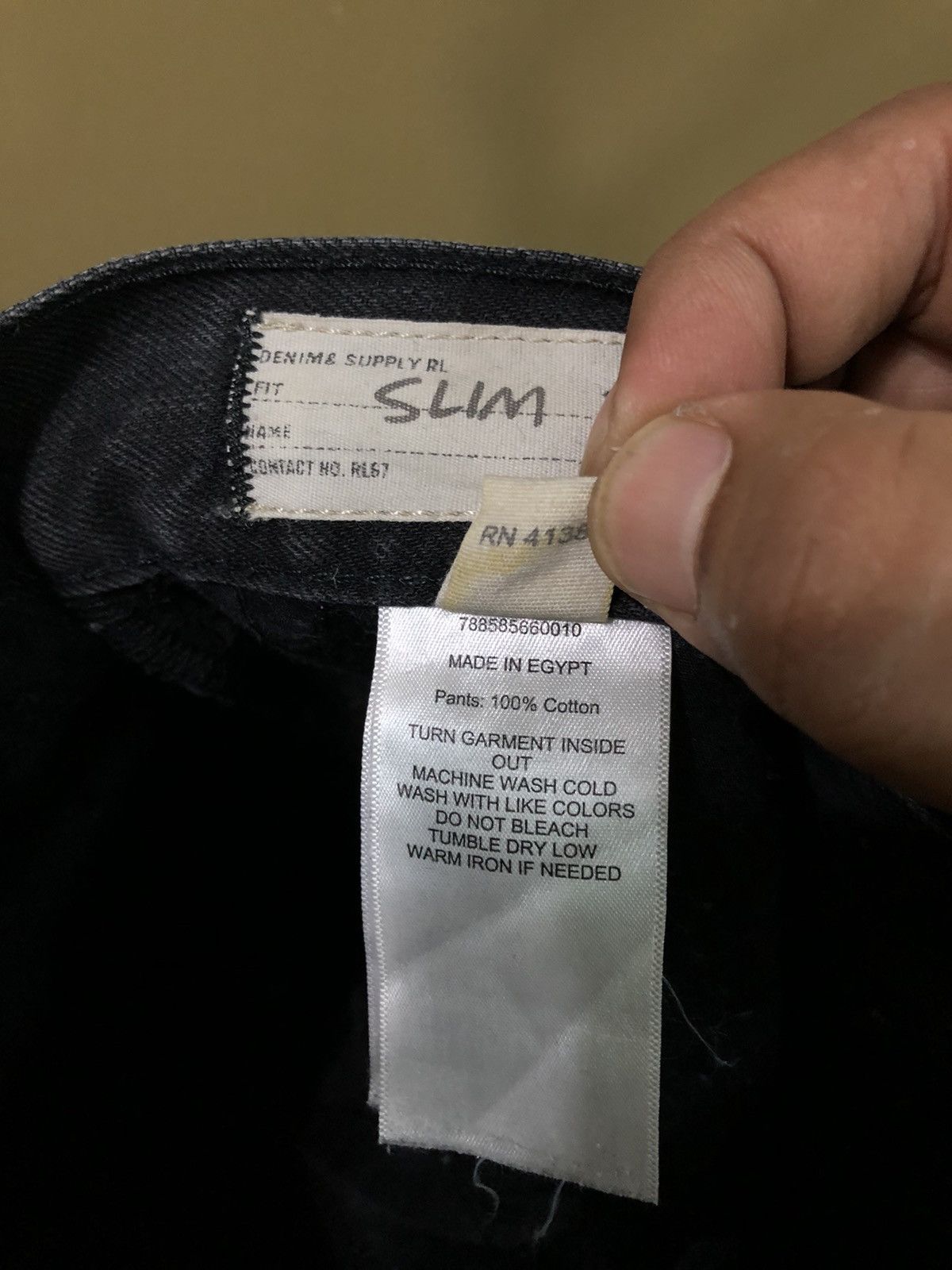 Denim & Supply Ralph Lauren Vtg Denim & Supply Ralph Lauren Distressed Denim Jeans Size US 32 / EU 48 - 11 Thumbnail