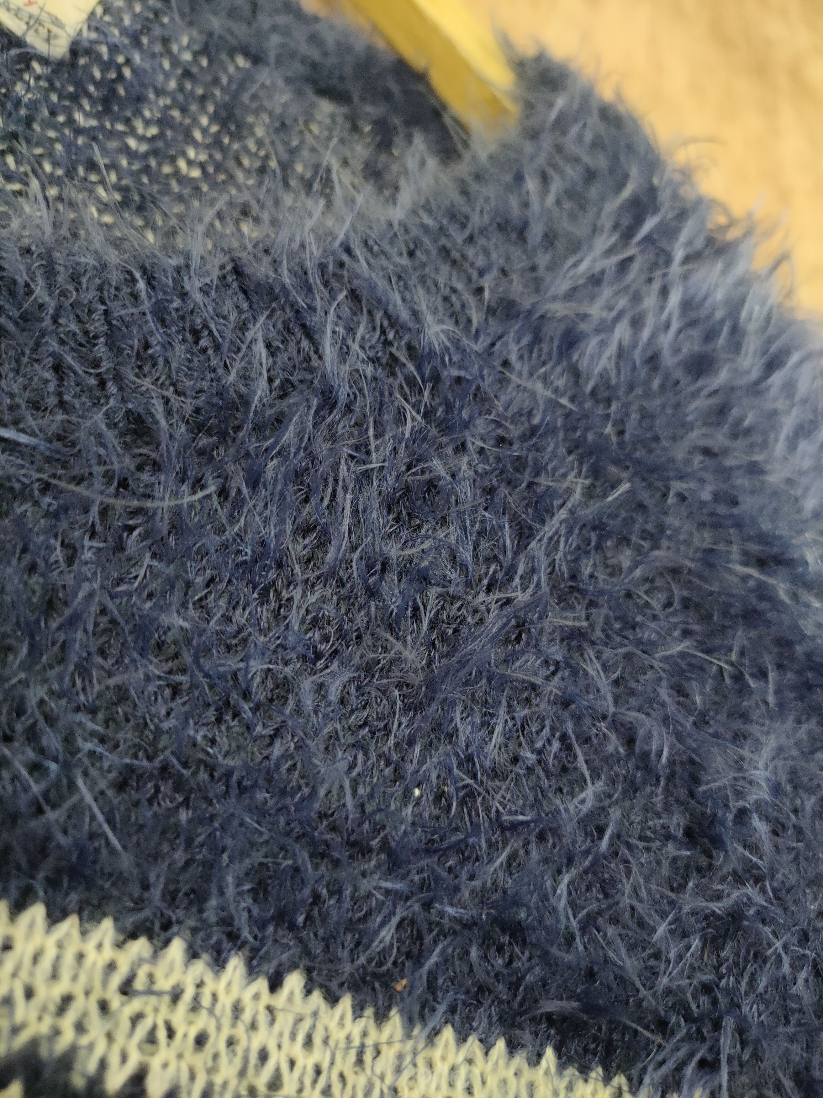 Vintage DL Revo Mohair fur navajo art sweatshirt knitwear #46-386 Size US S / EU 44-46 / 1 - 6 Thumbnail