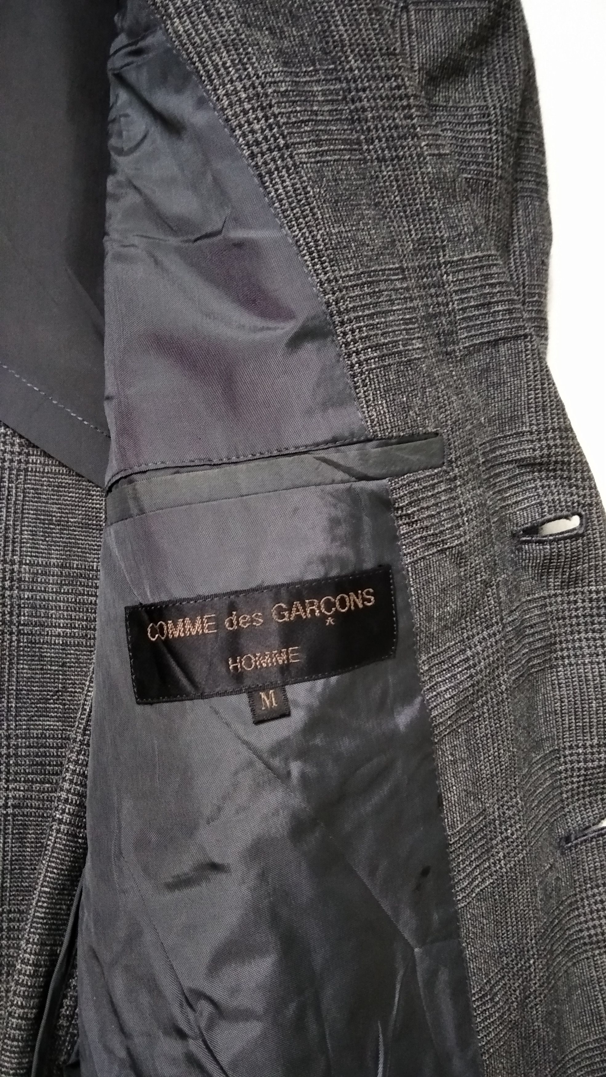 Comme des Garcons Homme × Junya Watanabe × Vintage Vintage94 Comme Des Garcons Junya Watanabe Chekered Blazer Size 38R - 3 Thumbnail