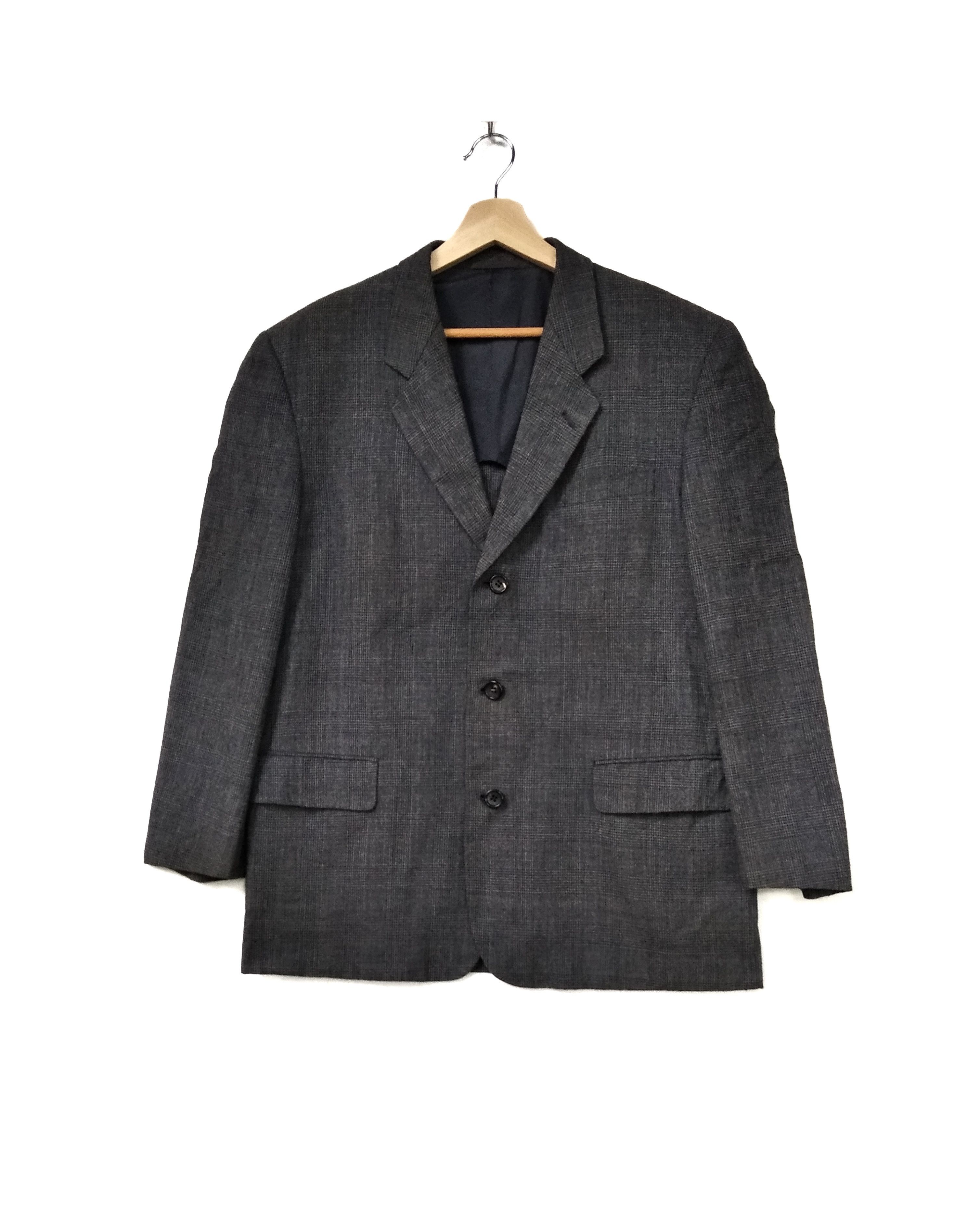 Comme des Garcons Homme × Junya Watanabe × Vintage Vintage94 Comme Des Garcons Junya Watanabe Chekered Blazer Size 38R - 1 Thumbnail