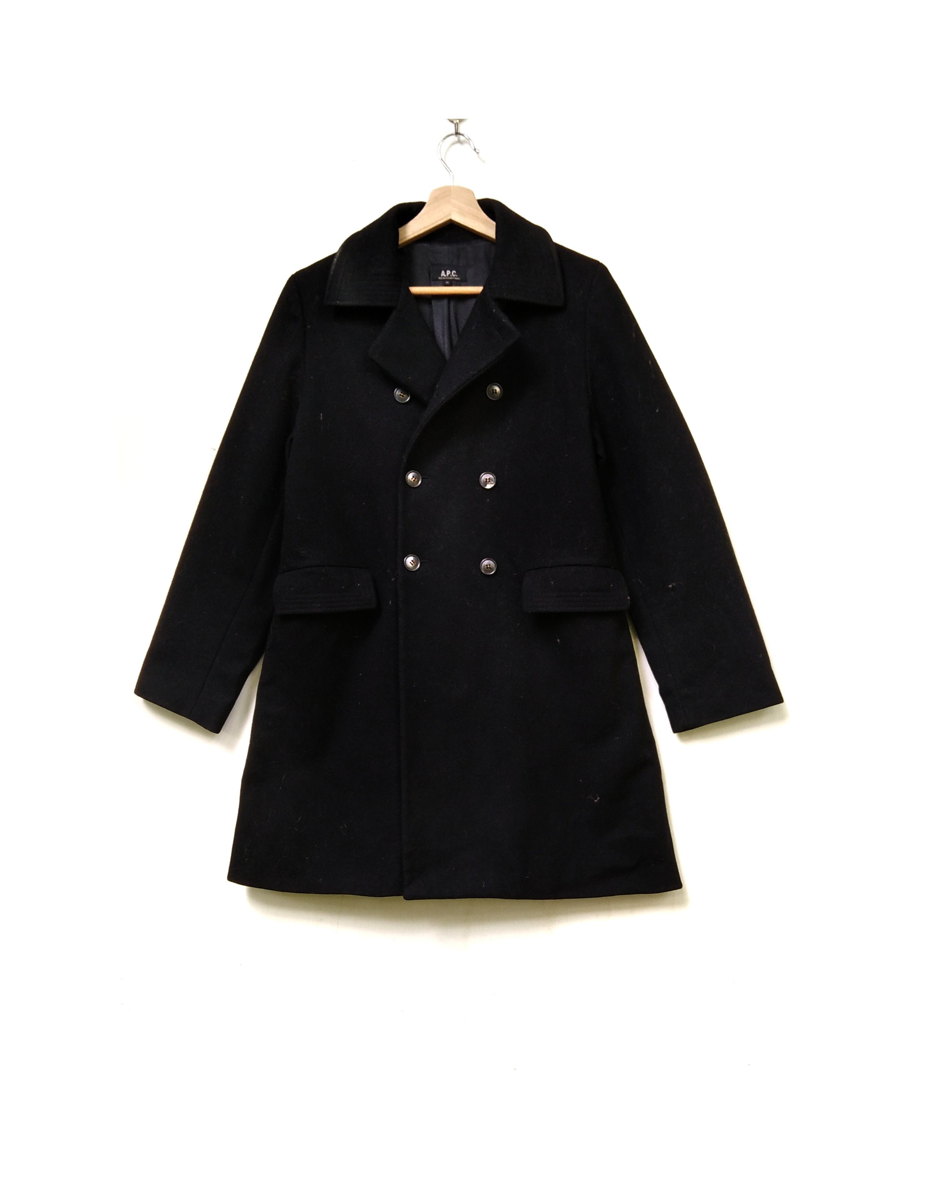 ジャケット・アウター A.P.C. Wool Serge PeaCoat Made in France A.P.C. Rare‼️ Vintage A.P.C Wool Pea Coat Made in France