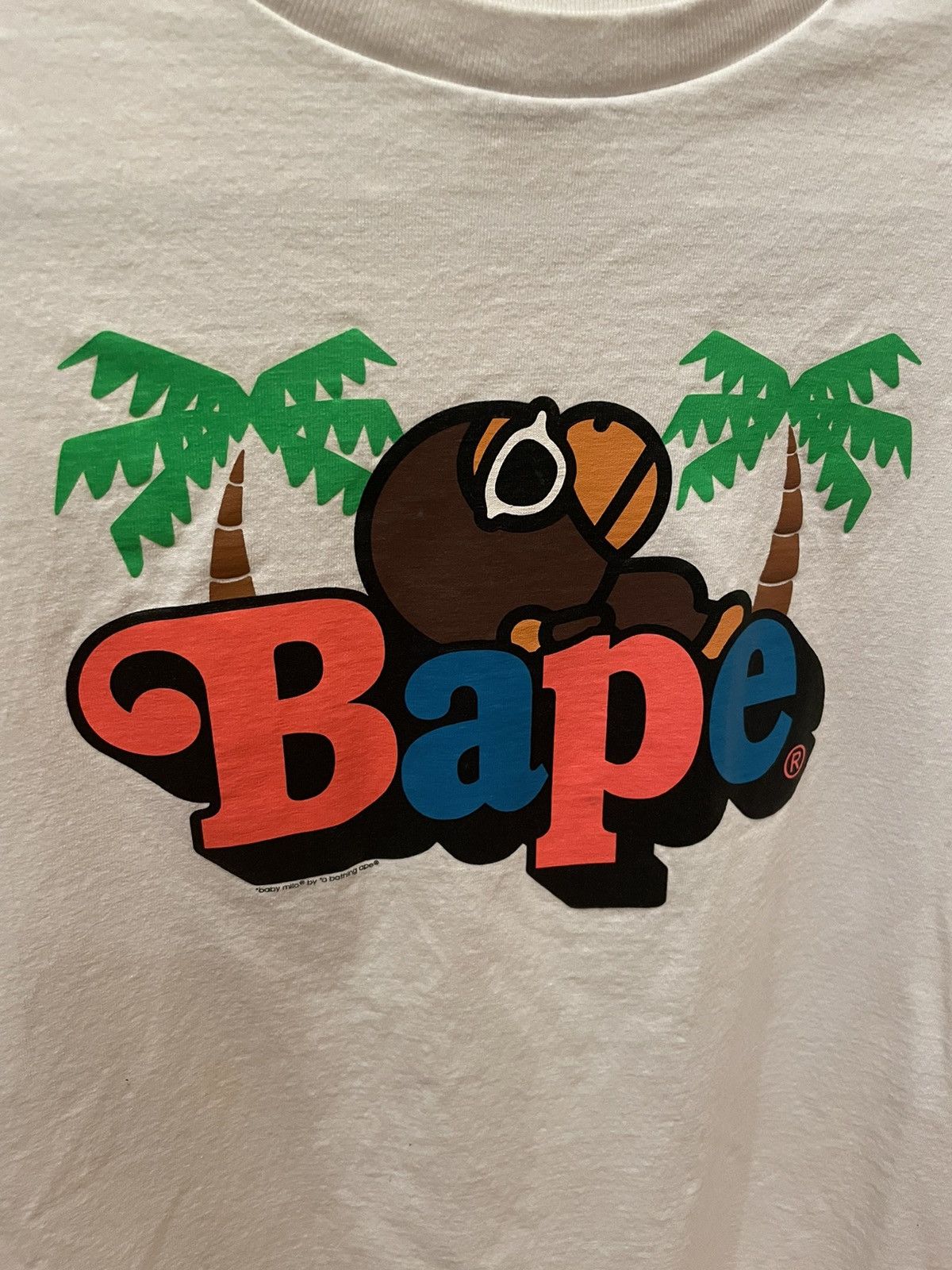 Bape Rare 2018 Milo on Bape Summer Tee Size US L / EU 52-54 / 3 - 3 Thumbnail