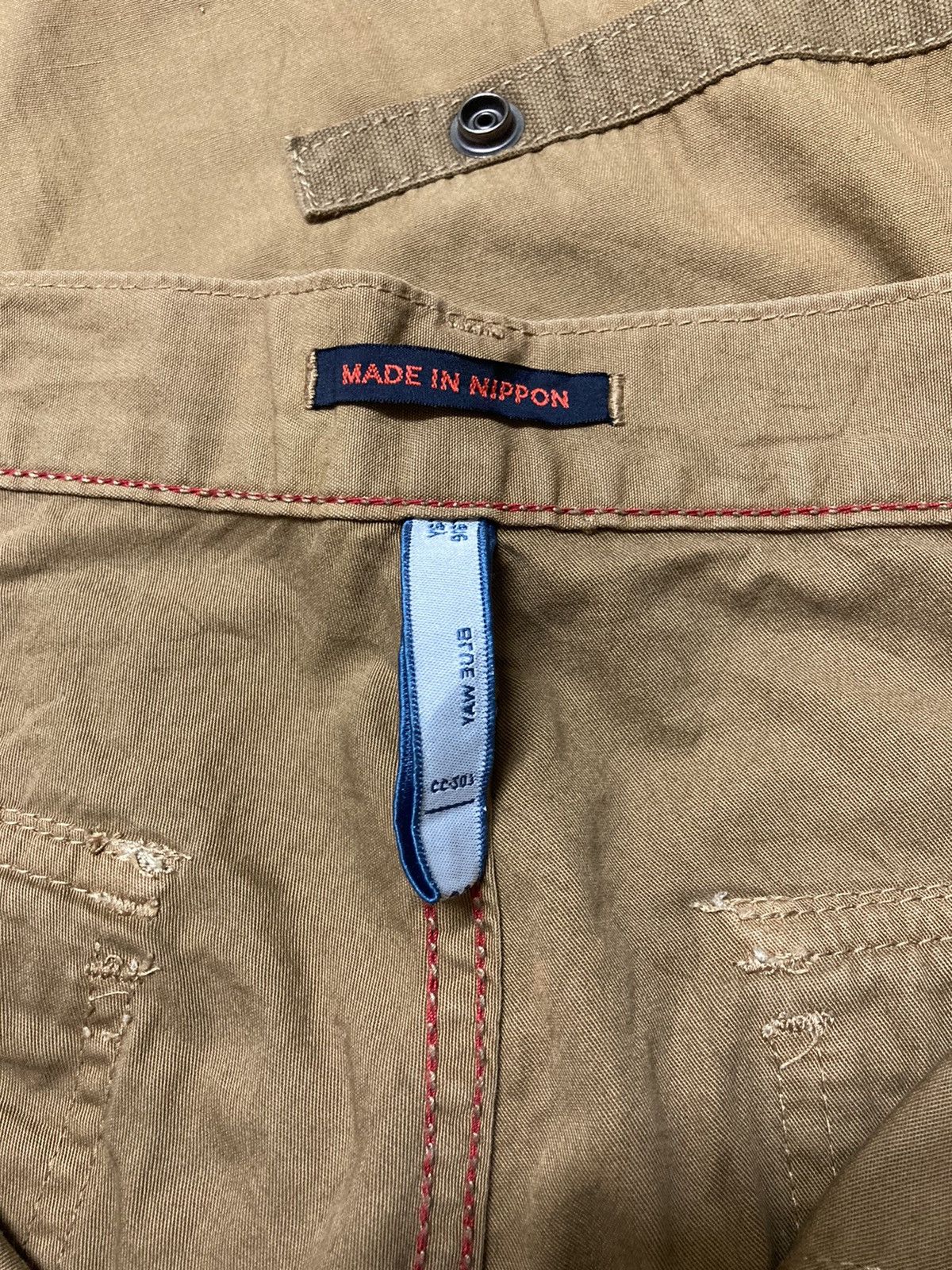 Japanese Brand Blue Way Bondage Cargo Pants Size US 32 / EU 48 - 15 Thumbnail