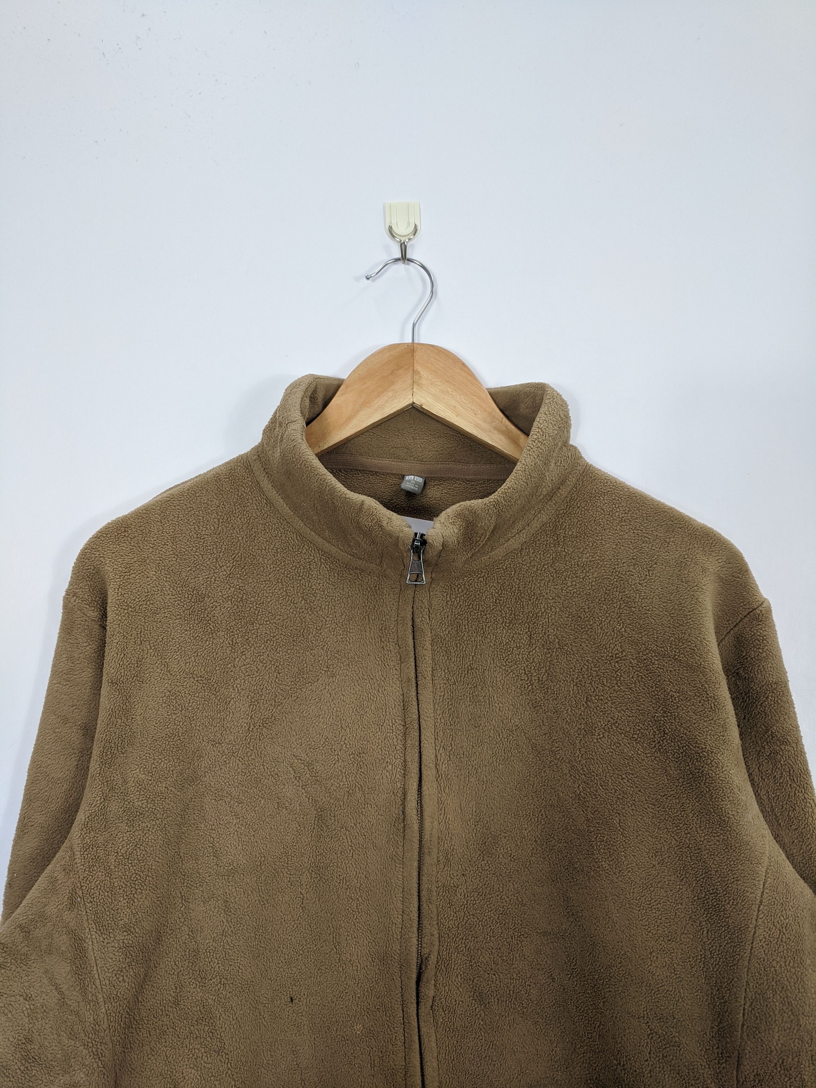 Japanese Brand × Uniqlo Uniqlo Fleece Jacket Brown Size US XL / EU 56 / 4 - 2 Thumbnail
