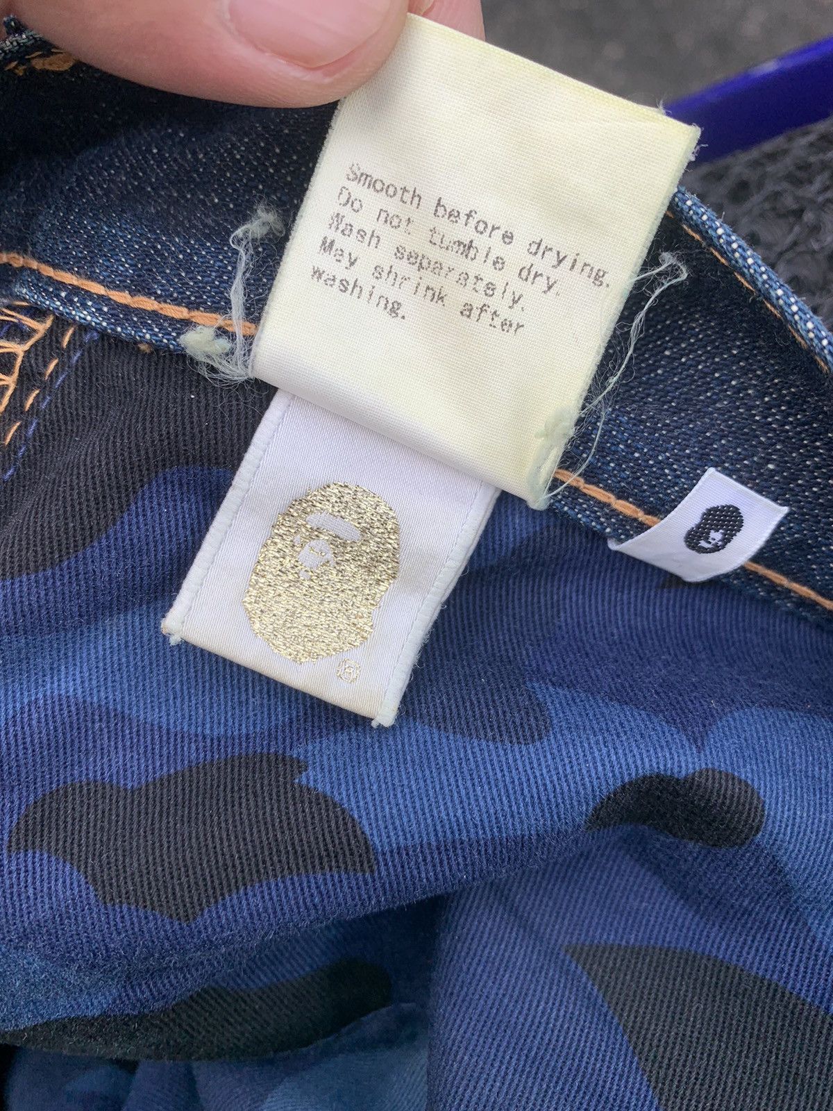 Bape Bapesta Denim Size US 36 / EU 52 - 23 Thumbnail