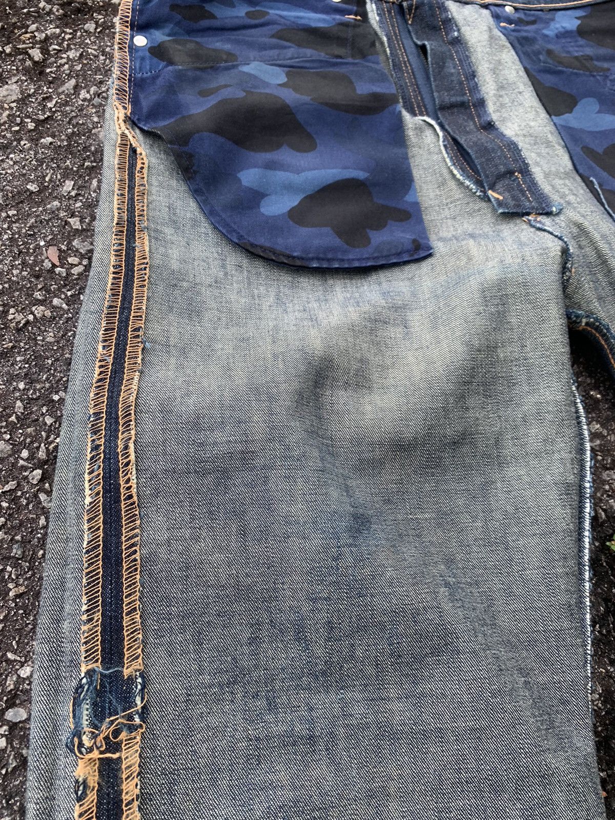 Bape Bapesta Denim Size US 36 / EU 52 - 14 Thumbnail