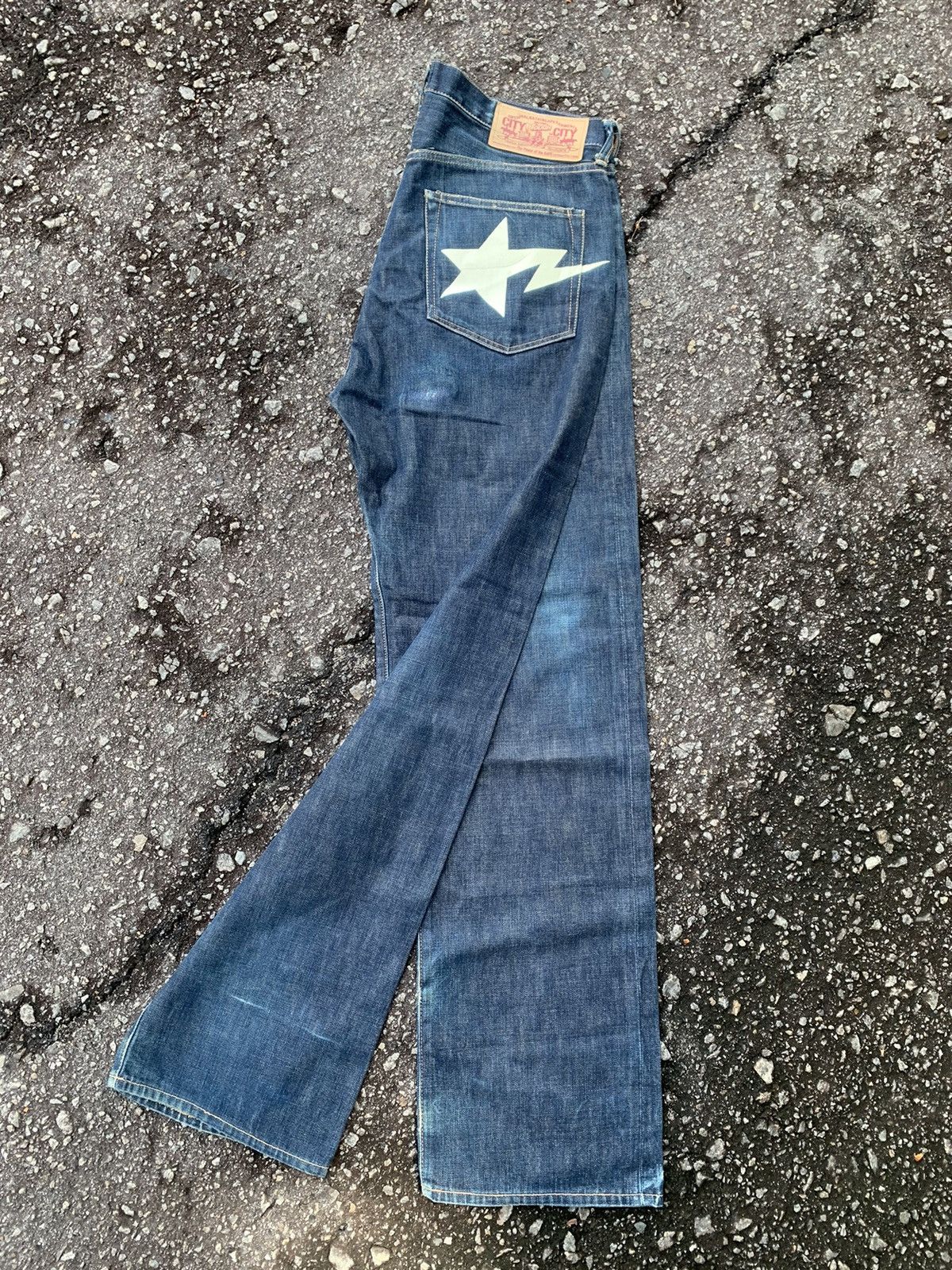 Bape Bapesta Denim Size US 36 / EU 52 - 4 Thumbnail