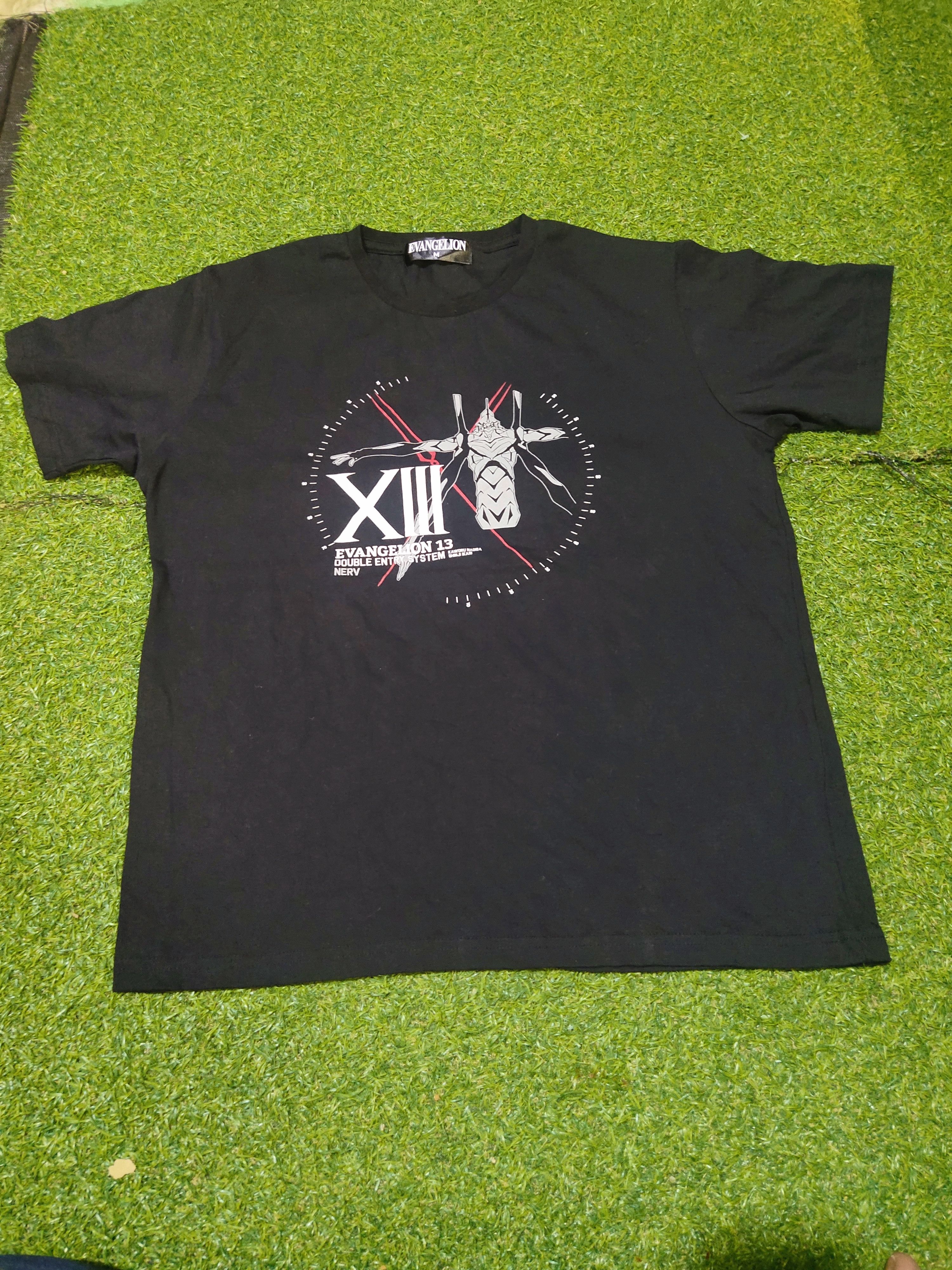 Anime × Vintage Rare Neon Genesis Evangelion Anime Movie Size US M / EU 48-50 / 2 - 1 Thumbnail