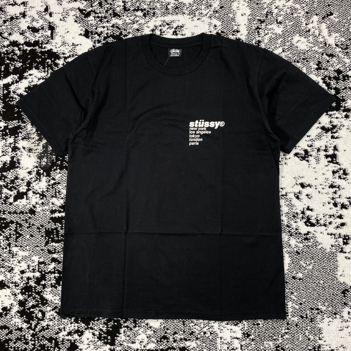 Stussy Stussy tee black Size US L / EU 52-54 / 3 - 3 Thumbnail