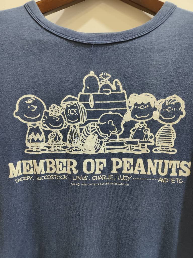 Vintage VINTAGE 80’S PEANUTS CHARLIE BROWN single stitch 1958 Size US M / EU 48-50 / 2 - 7 Thumbnail