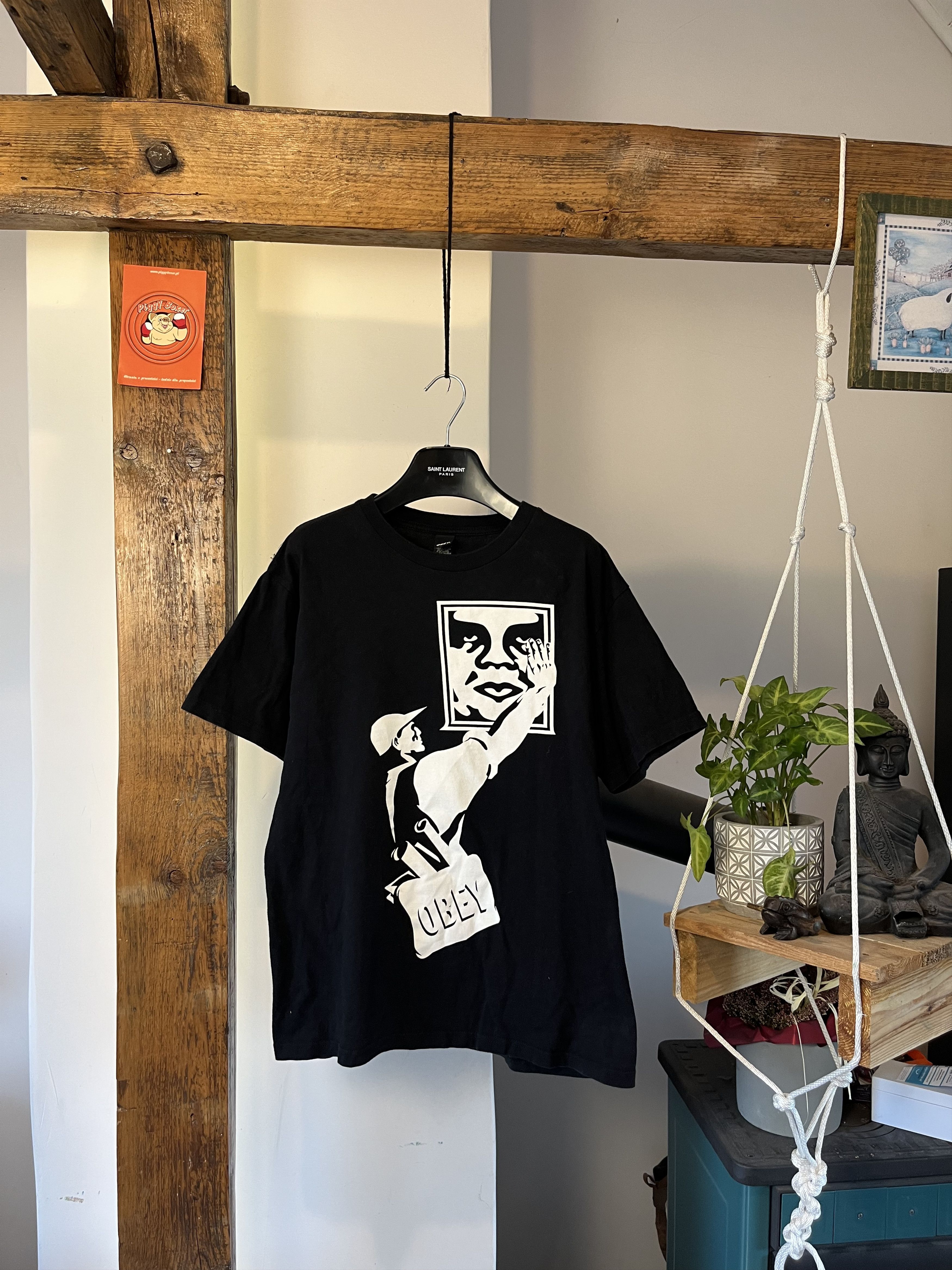Obey × Vintage Vintage Obey Graphic Tee Big Logo Size US M / EU 48-50 / 2 - 1 Thumbnail