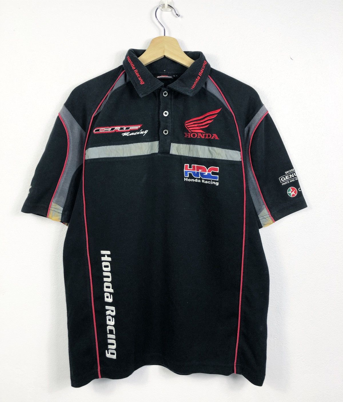 Image of Vintage Honda Racing Hrc Shirt in Black, Men's (Size Small)