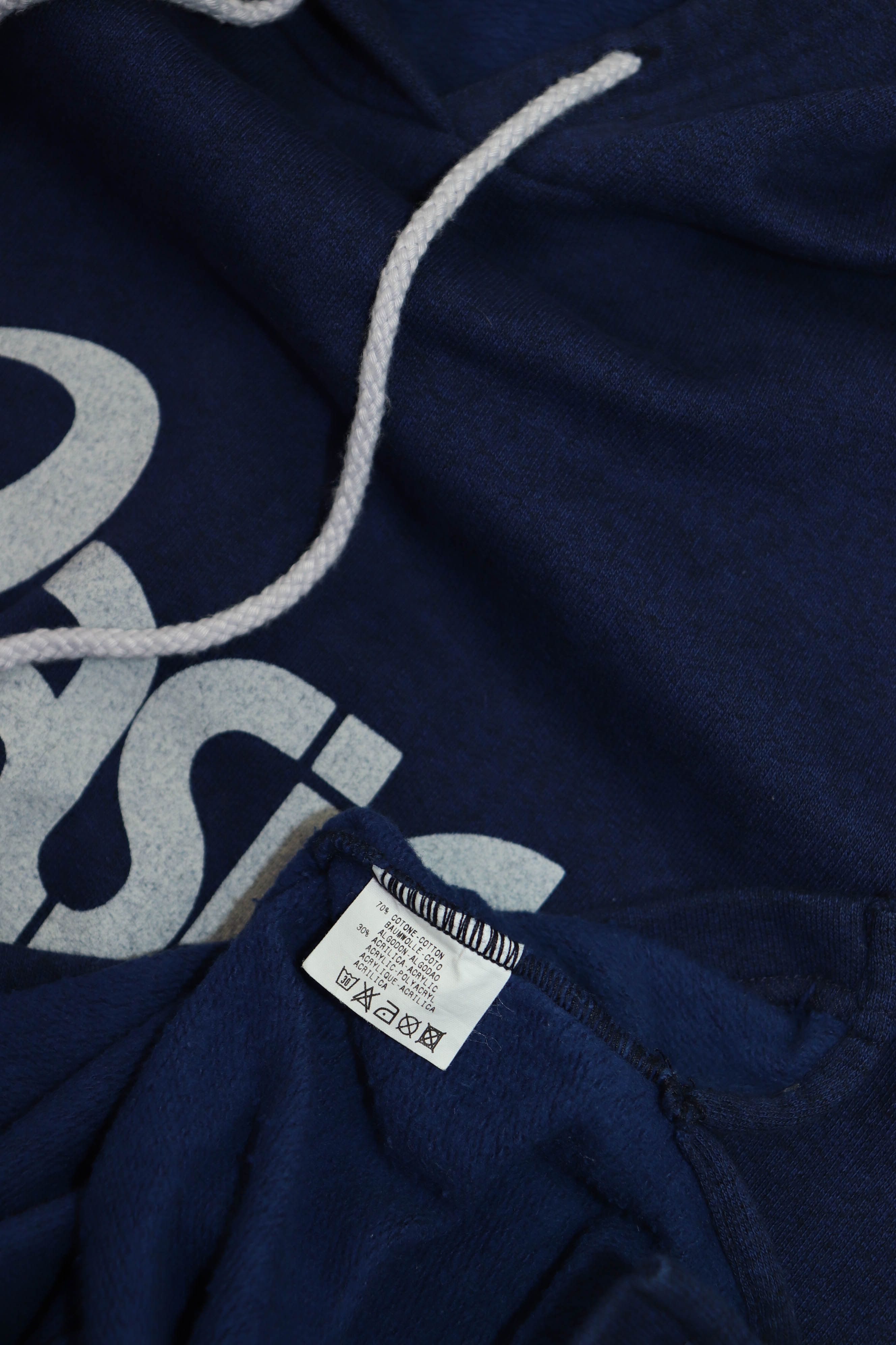 Asics Asics Vintage 90s 00s Graphics Big Logo Baggy Navy Hoodie Size US XL / EU 56 / 4 - 10 Thumbnail