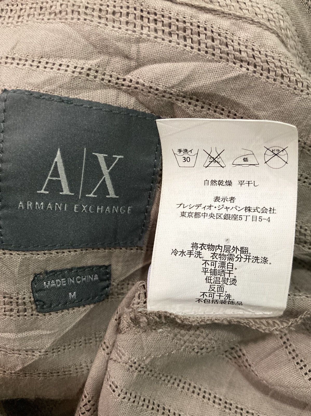 Armani Exchange AX ARMANI EXCHANGE LONG SLEEVE BUTTON UPS Size US M / EU 48-50 / 2 - 8 Thumbnail