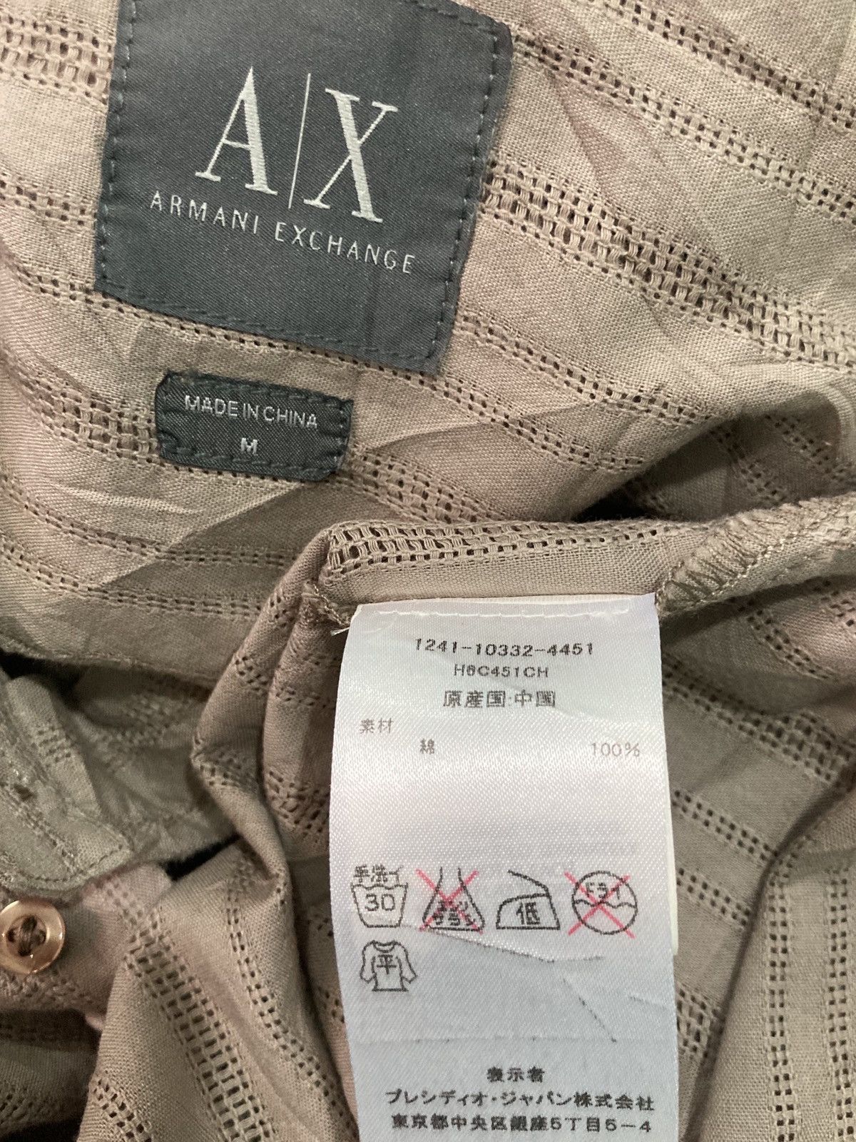 Armani Exchange AX ARMANI EXCHANGE LONG SLEEVE BUTTON UPS Size US M / EU 48-50 / 2 - 6 Thumbnail