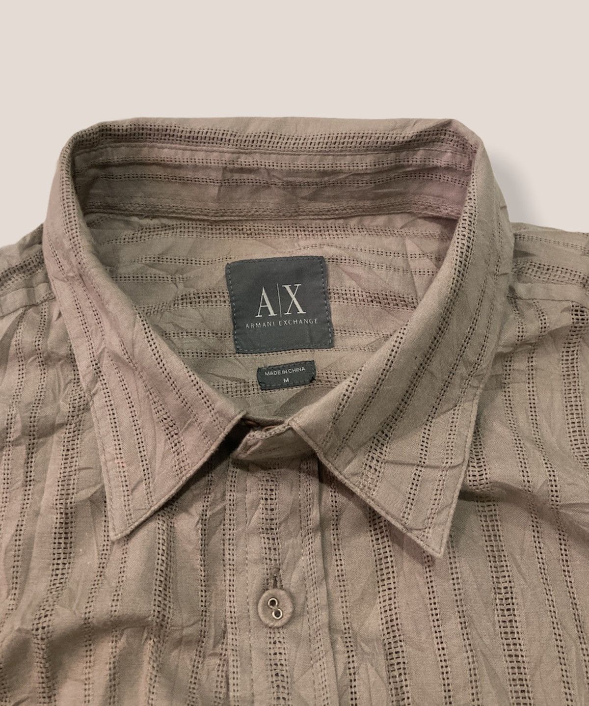 Armani Exchange AX ARMANI EXCHANGE LONG SLEEVE BUTTON UPS Size US M / EU 48-50 / 2 - 4 Thumbnail