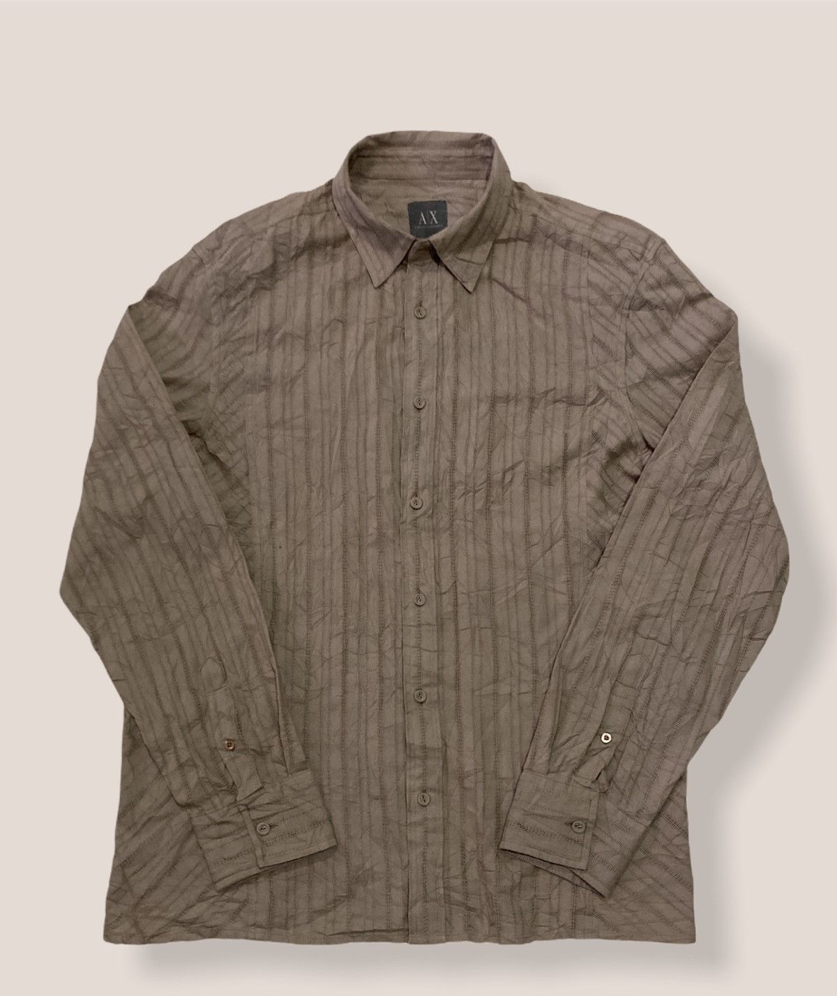 Armani Exchange AX ARMANI EXCHANGE LONG SLEEVE BUTTON UPS Size US M / EU 48-50 / 2 - 1 Thumbnail