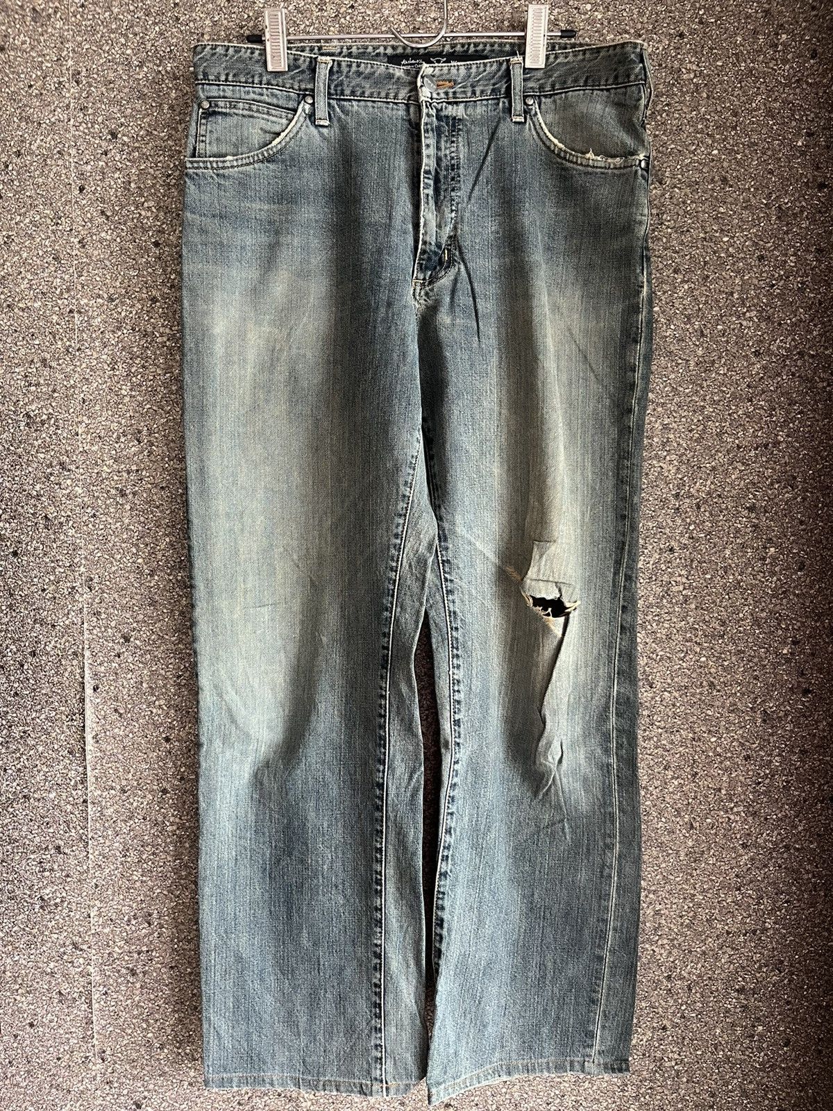 image of Vintage Wrangler Ft49 in Denim, Men's (Size 35)