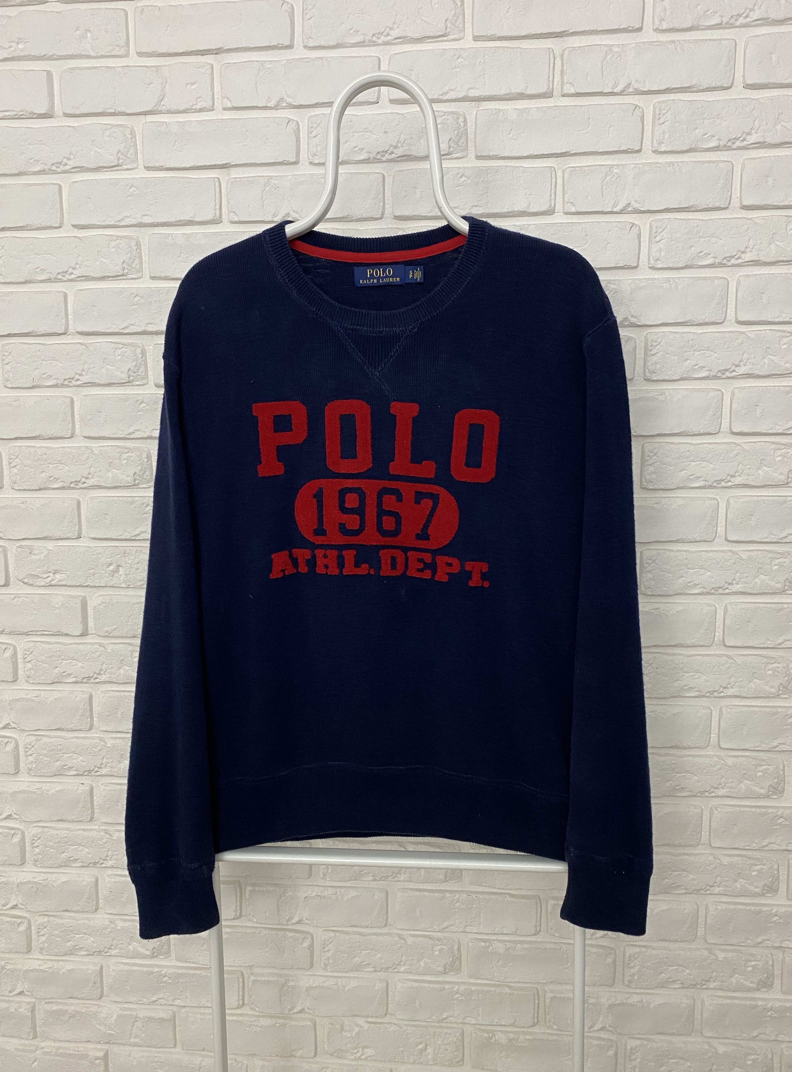 Polo Ralph Lauren Polo 1967 Ralph Lauren Crewneck Big Logo Navy Blue Size S Size US S / EU 44-46 / 1 - 1 Thumbnail