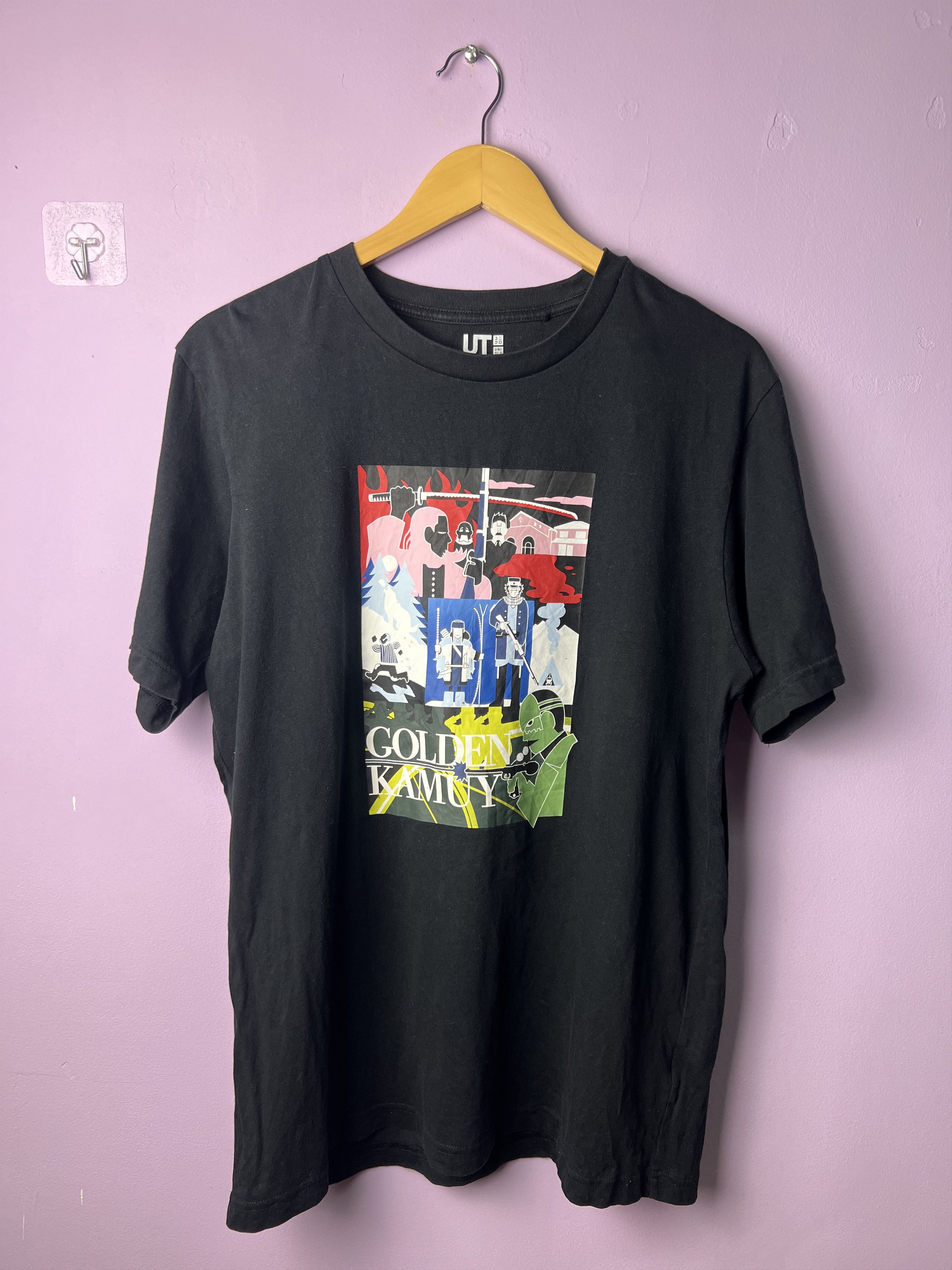 Anime 🔥Uniqlo Satoru Noda Golden Kamuy Tees Size US M / EU 48-50 / 2 - 1 Thumbnail
