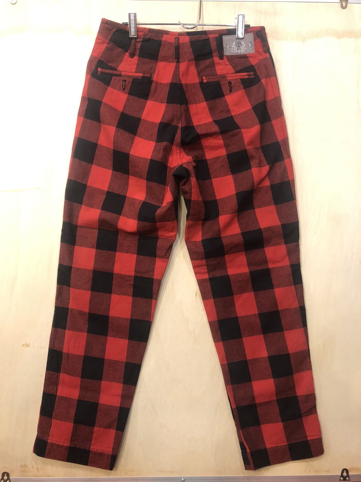 Designer × Japanese Brand RARE CHECKERED MADE IN JAPAN Punk Pants Size US 33 - 5 Thumbnail