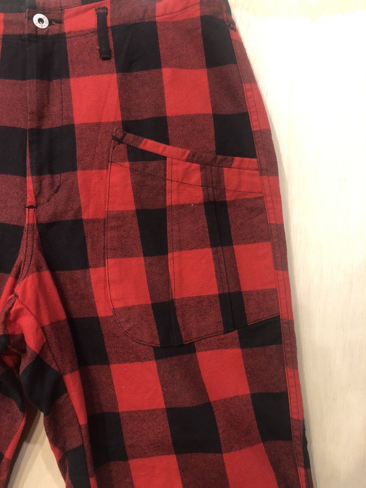 Designer × Japanese Brand RARE CHECKERED MADE IN JAPAN Punk Pants Size US 33 - 2 Thumbnail