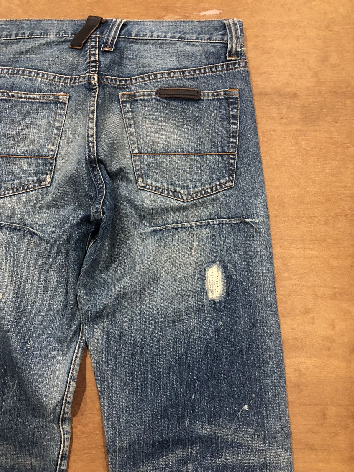Japanese Brand Semantic Design distressed painting denim Size US 34 / EU 50 - 8 Thumbnail