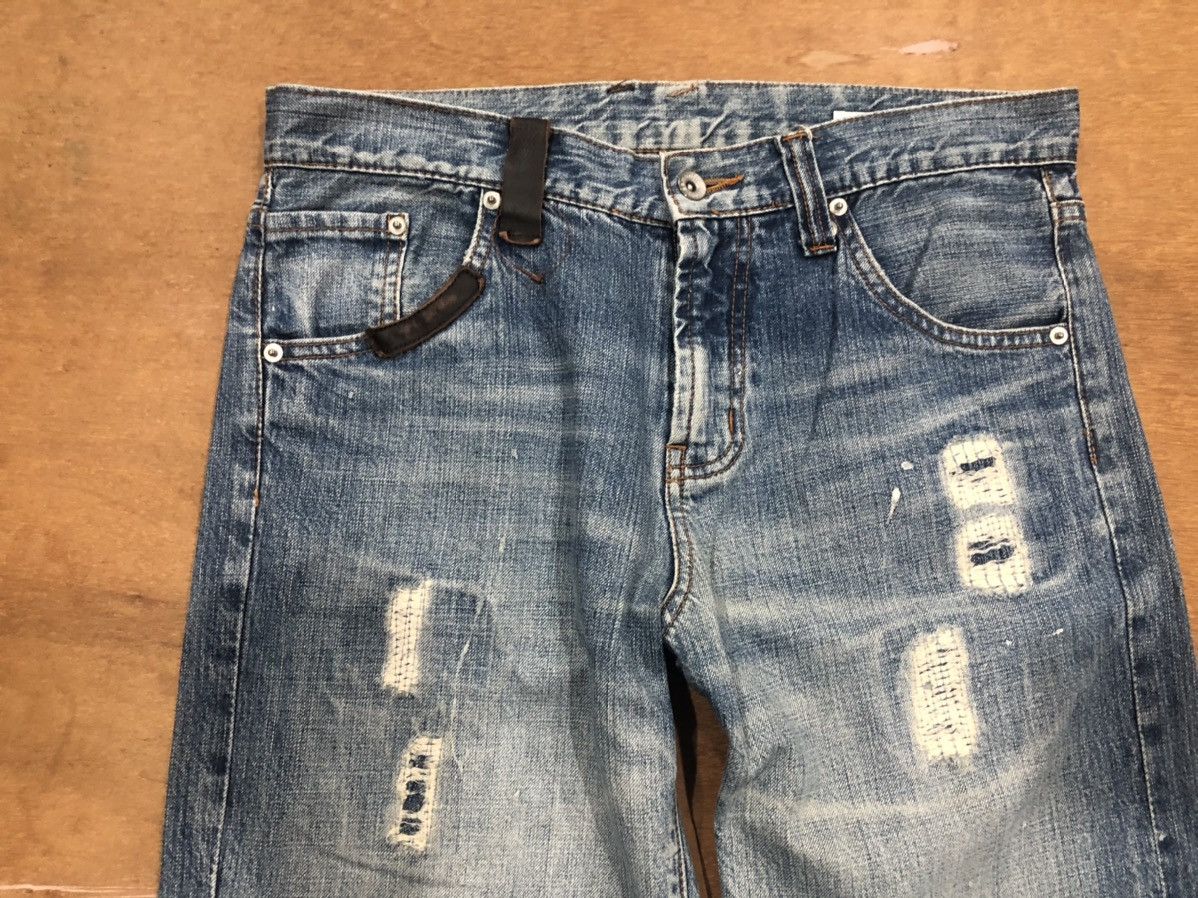 Japanese Brand Semantic Design distressed painting denim Size US 34 / EU 50 - 4 Thumbnail