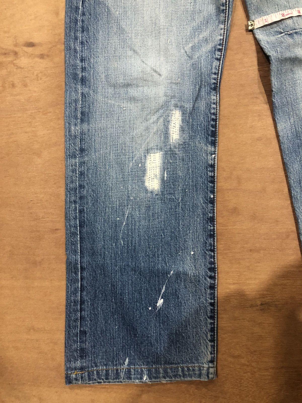Japanese Brand Semantic Design distressed painting denim Size US 34 / EU 50 - 11 Thumbnail