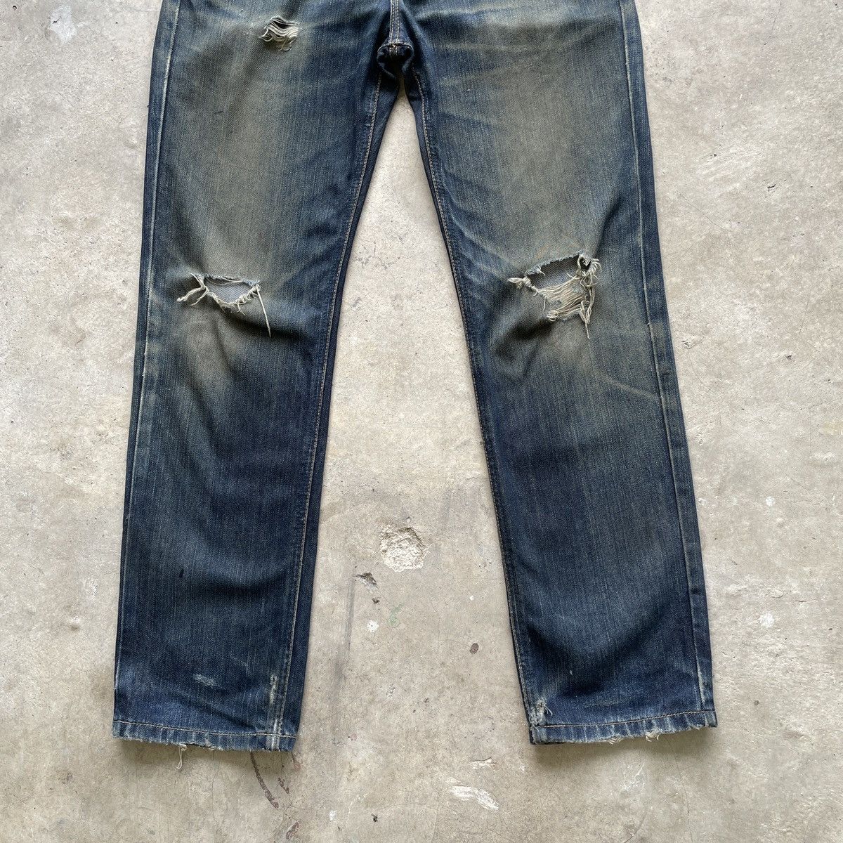 Japanese Brand Vintage Japanese Jeans 29x29 Vintage Japanese Denim Pants Size US 29 - 5 Thumbnail