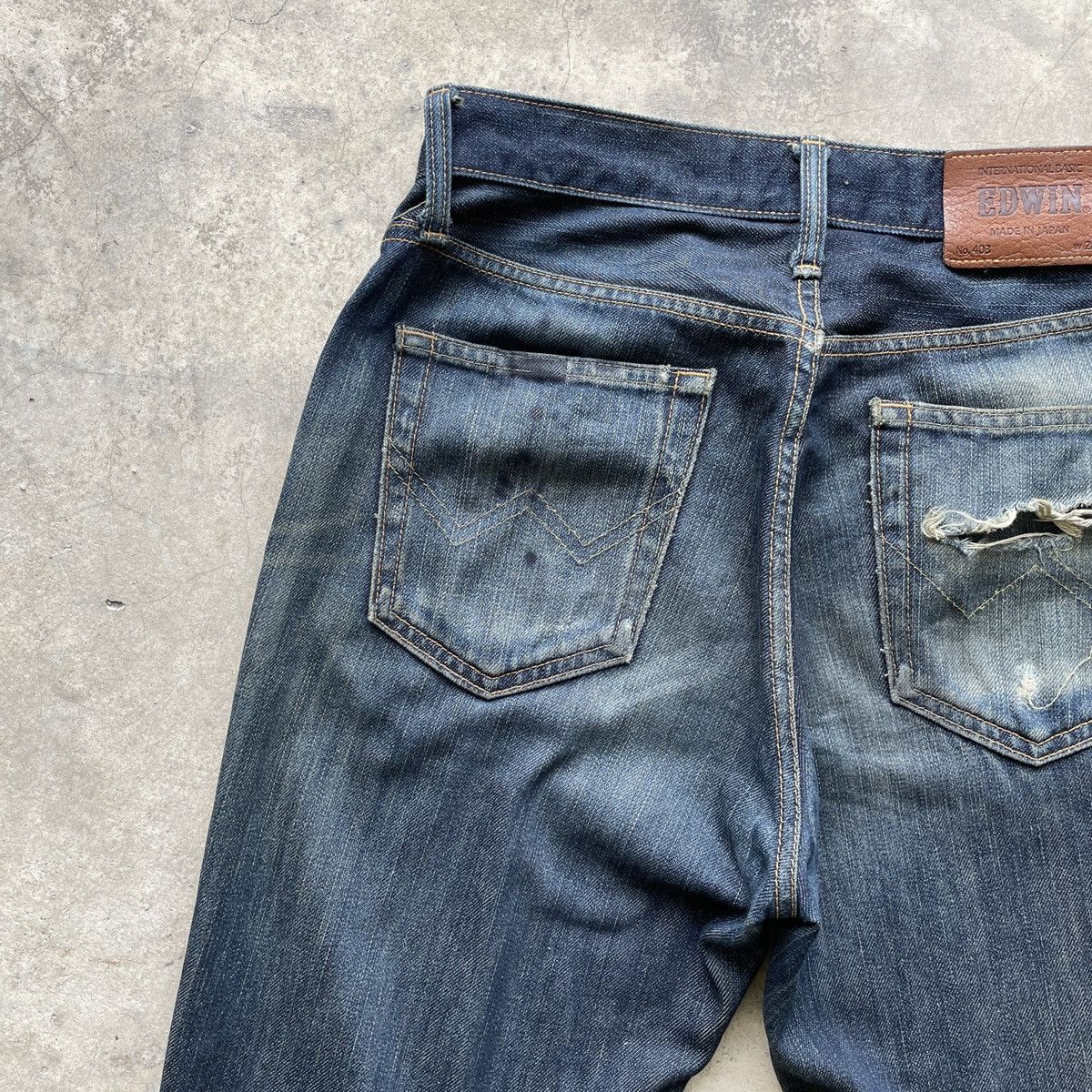 Japanese Brand Vintage Japanese Jeans 29x29 Vintage Japanese Denim Pants Size US 29 - 8 Thumbnail