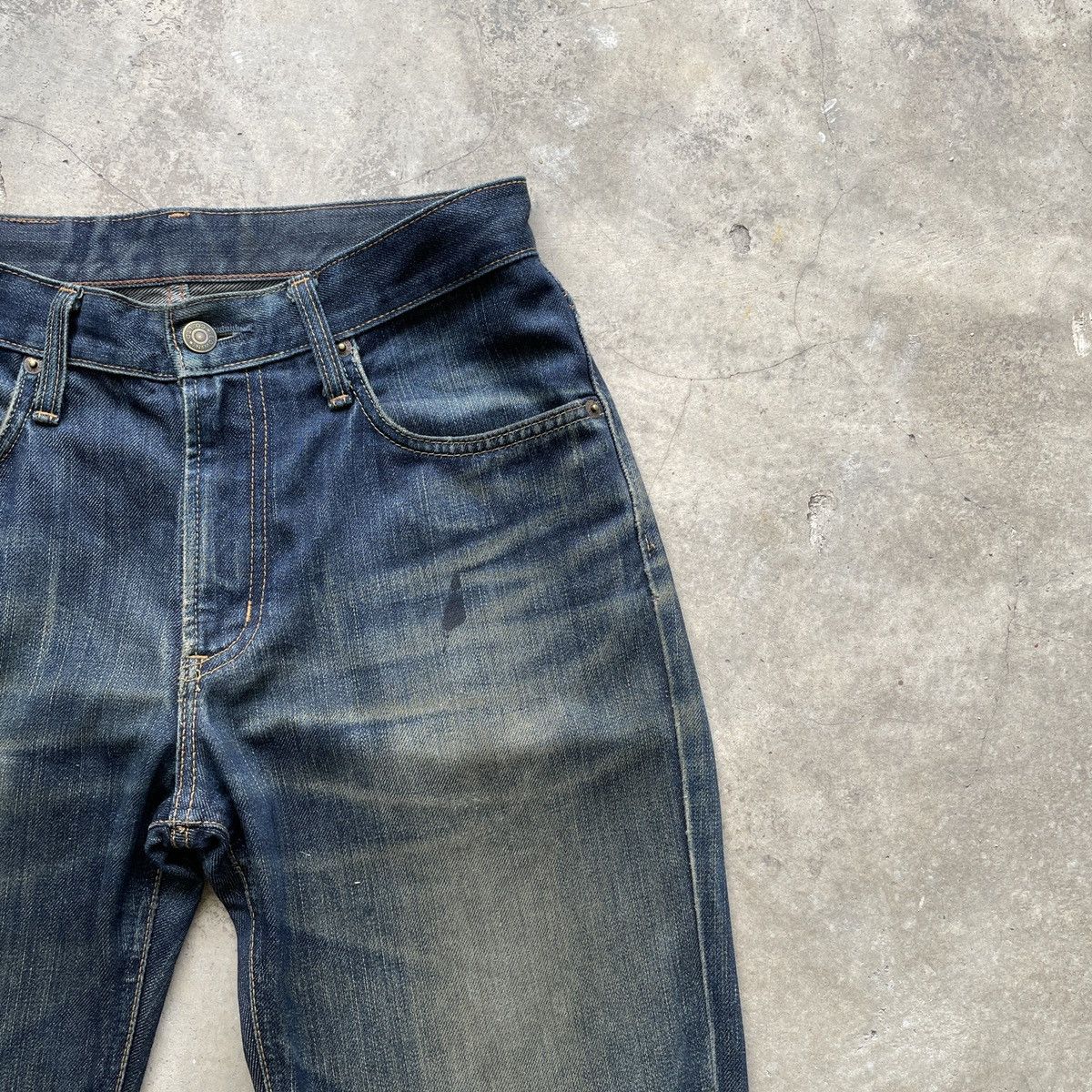 Japanese Brand Vintage Japanese Jeans 29x29 Vintage Japanese Denim Pants Size US 29 - 4 Thumbnail
