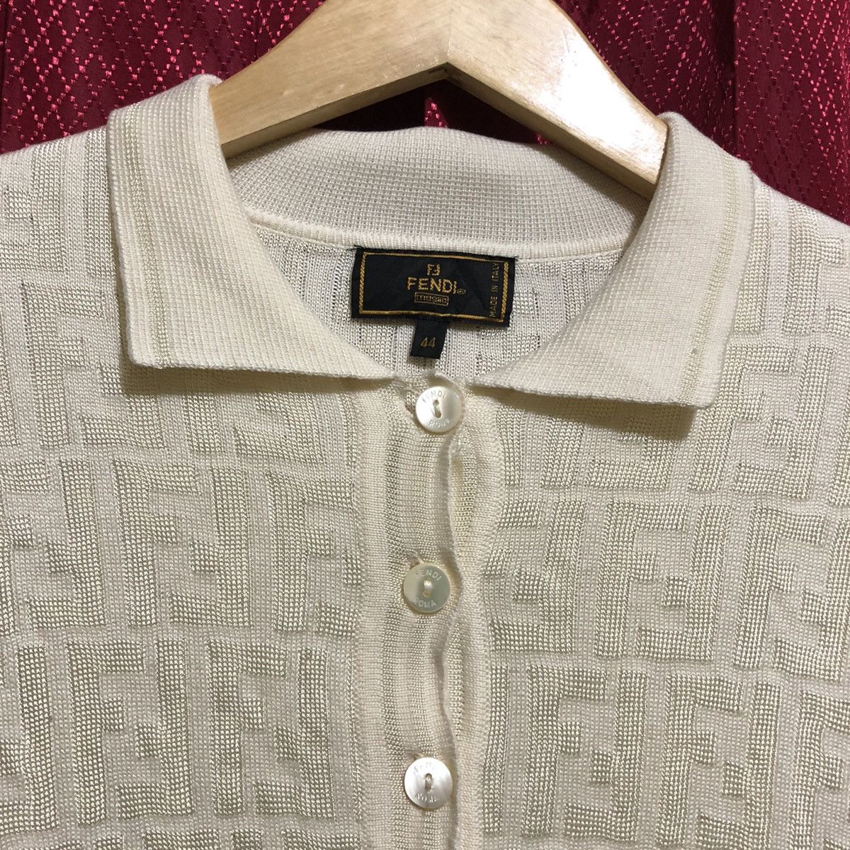 Fendi Authentic Colar Shirt Fendi Monogram Size US S / EU 44-46 / 1 - 3 Thumbnail