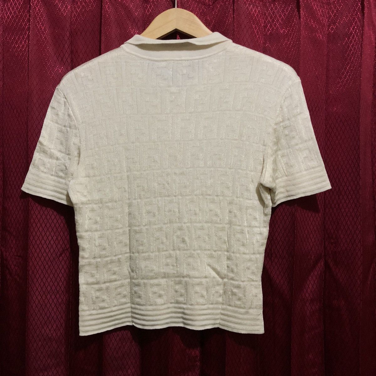 Fendi Authentic Colar Shirt Fendi Monogram Size US S / EU 44-46 / 1 - 2 Thumbnail