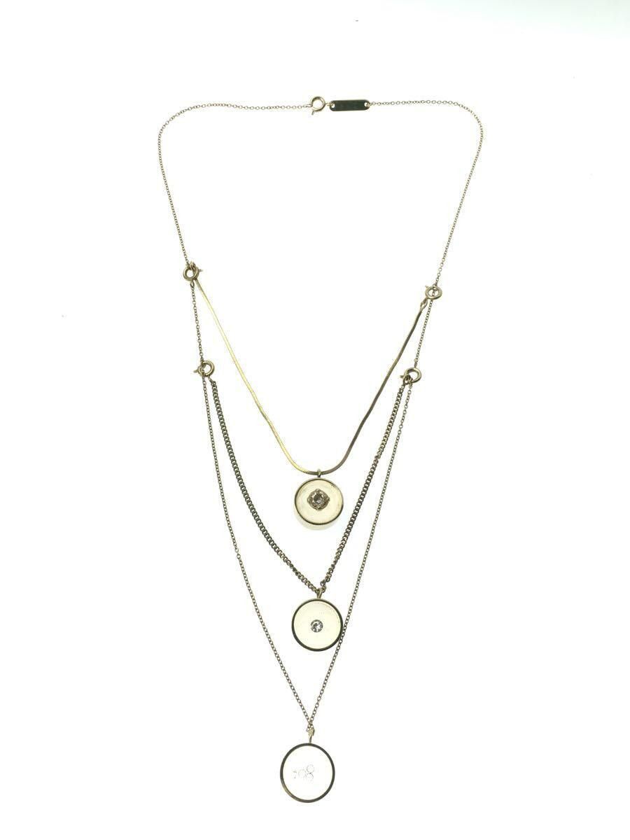 Triple Layered Gem Pendant Necklace