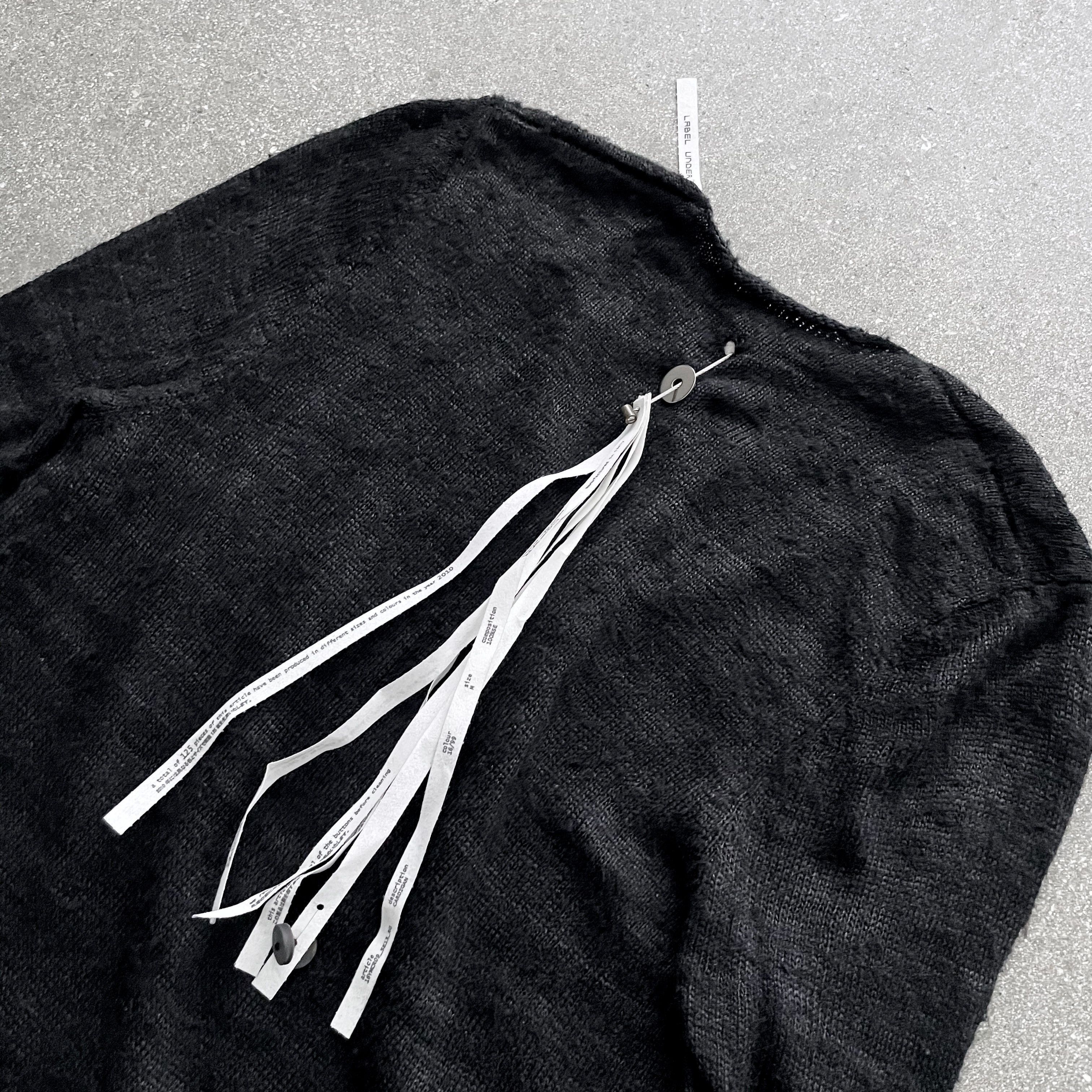 Label Under Construction CARDIGAN - MEDIUM Size US M / EU 48-50 / 2 - 4 Thumbnail