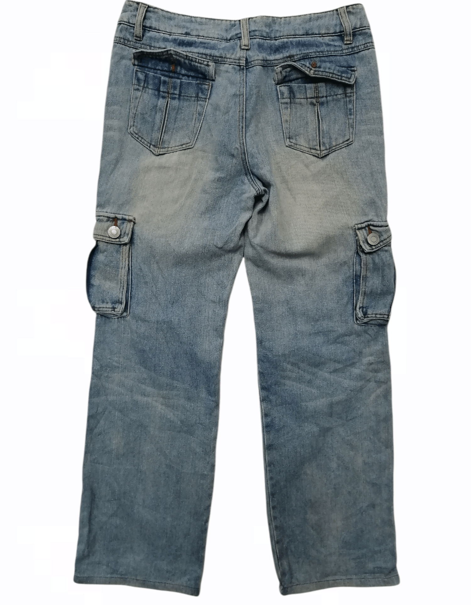 Japanese Brand Japanese Brand Inspi Cargo Pocket Jeans Size US 32 / EU 48 - 2 Thumbnail