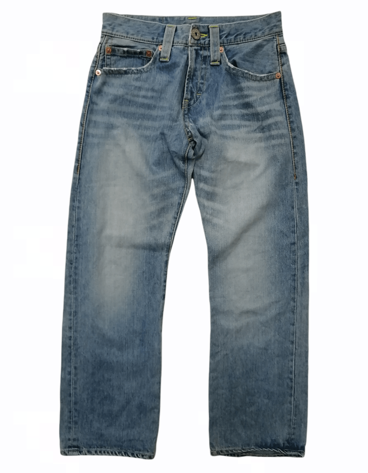 Japanese Brand COCOLULU Distressed Painted Jeans Size US 30 / EU 46 - 1 Thumbnail